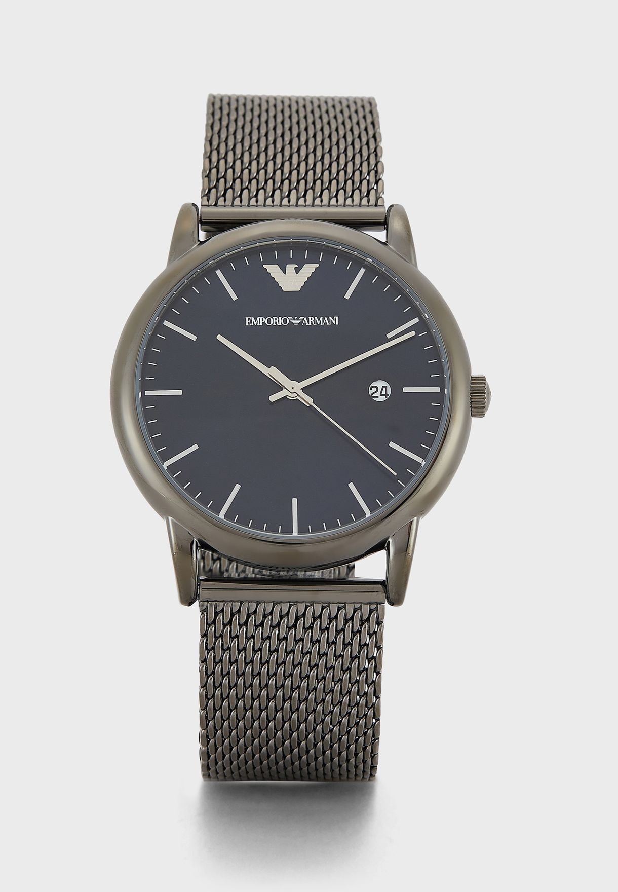 Classic Steel Strap Analog Watch