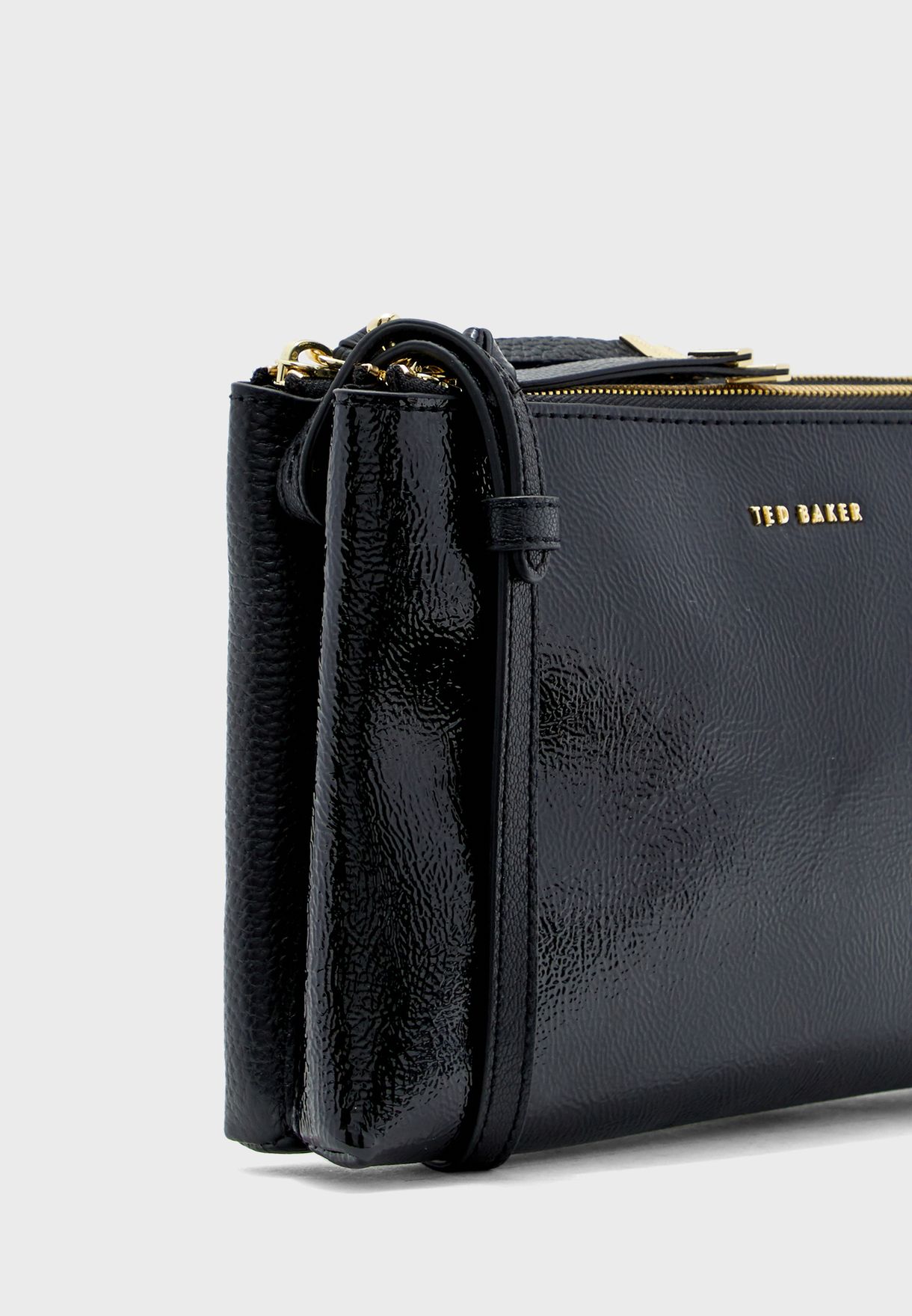 ted baker black patent bag