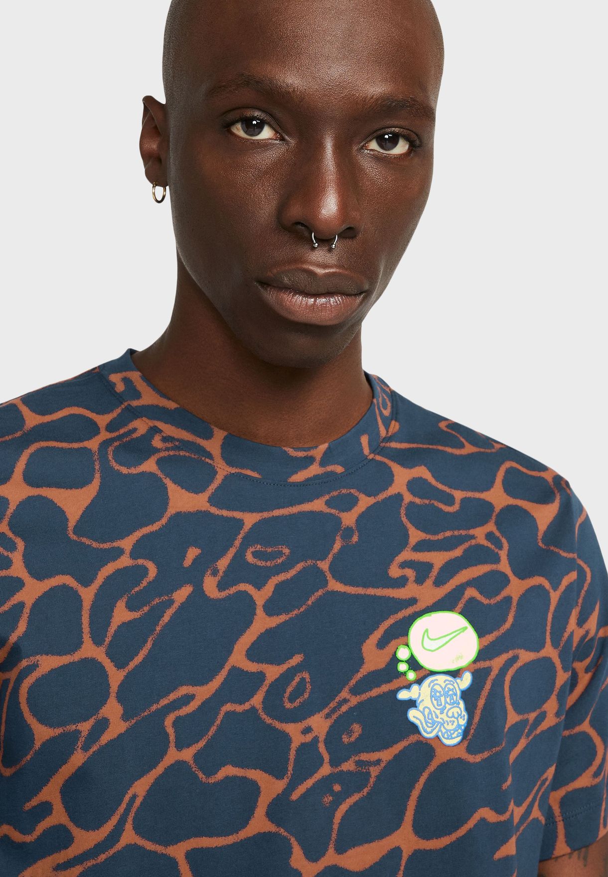 Buy Nike multicolor Nsw Beach Party Aop T-Shirt for Men in MENA, Worldwide