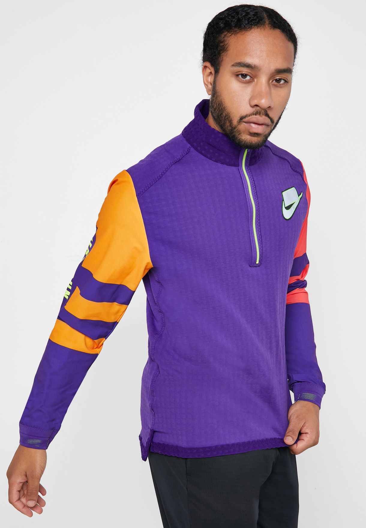 Buy Nike purple Wild Run Midlayer 