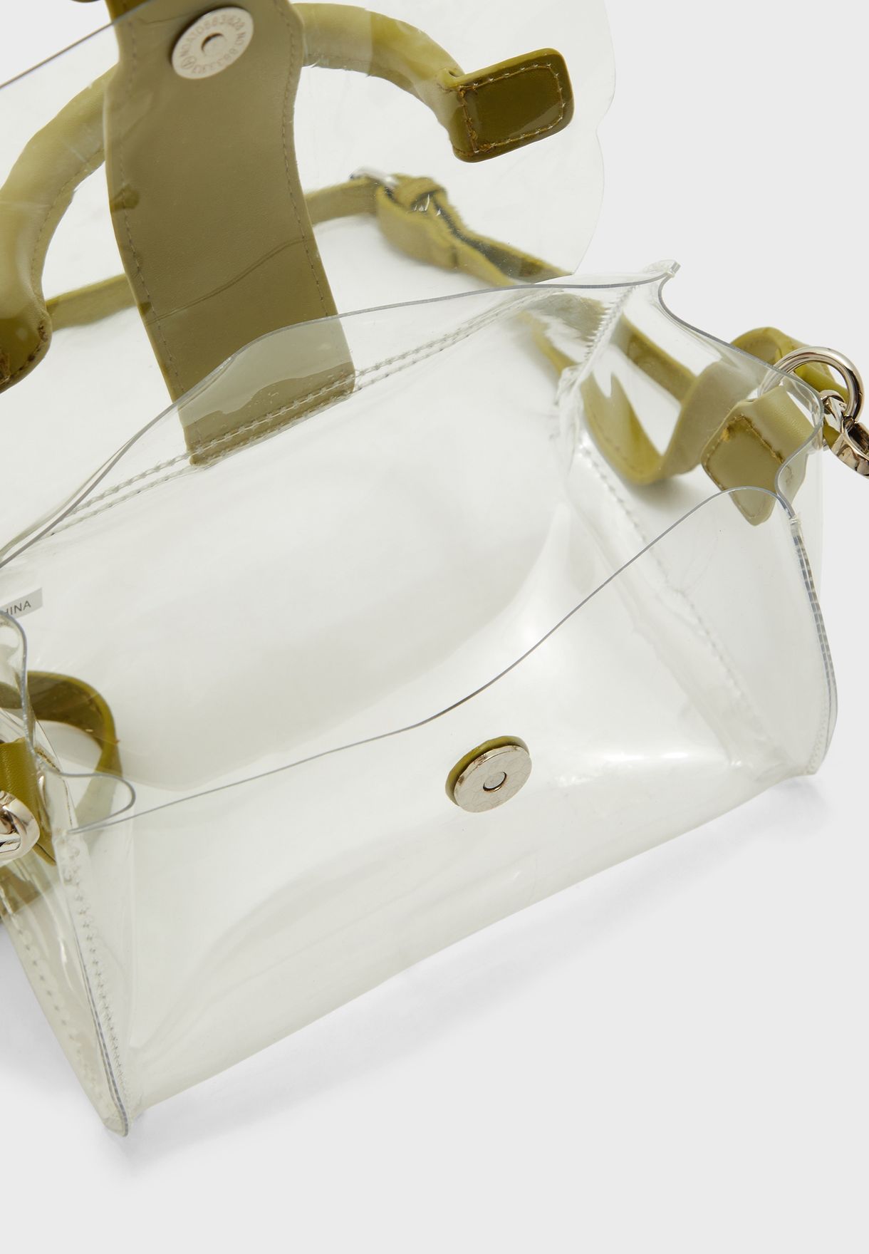 Transparent Satchel Handbag