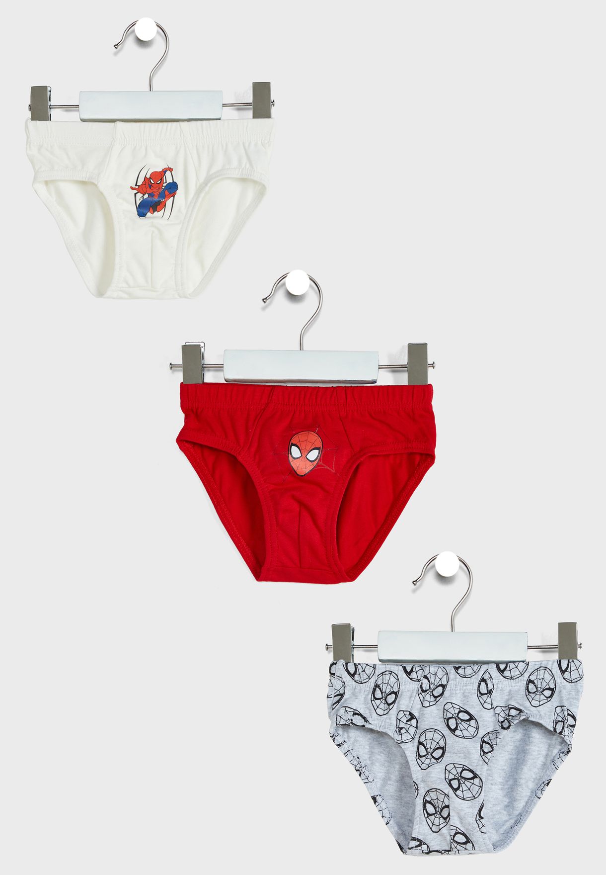 Kids 3 Pack Spider Man Briefs