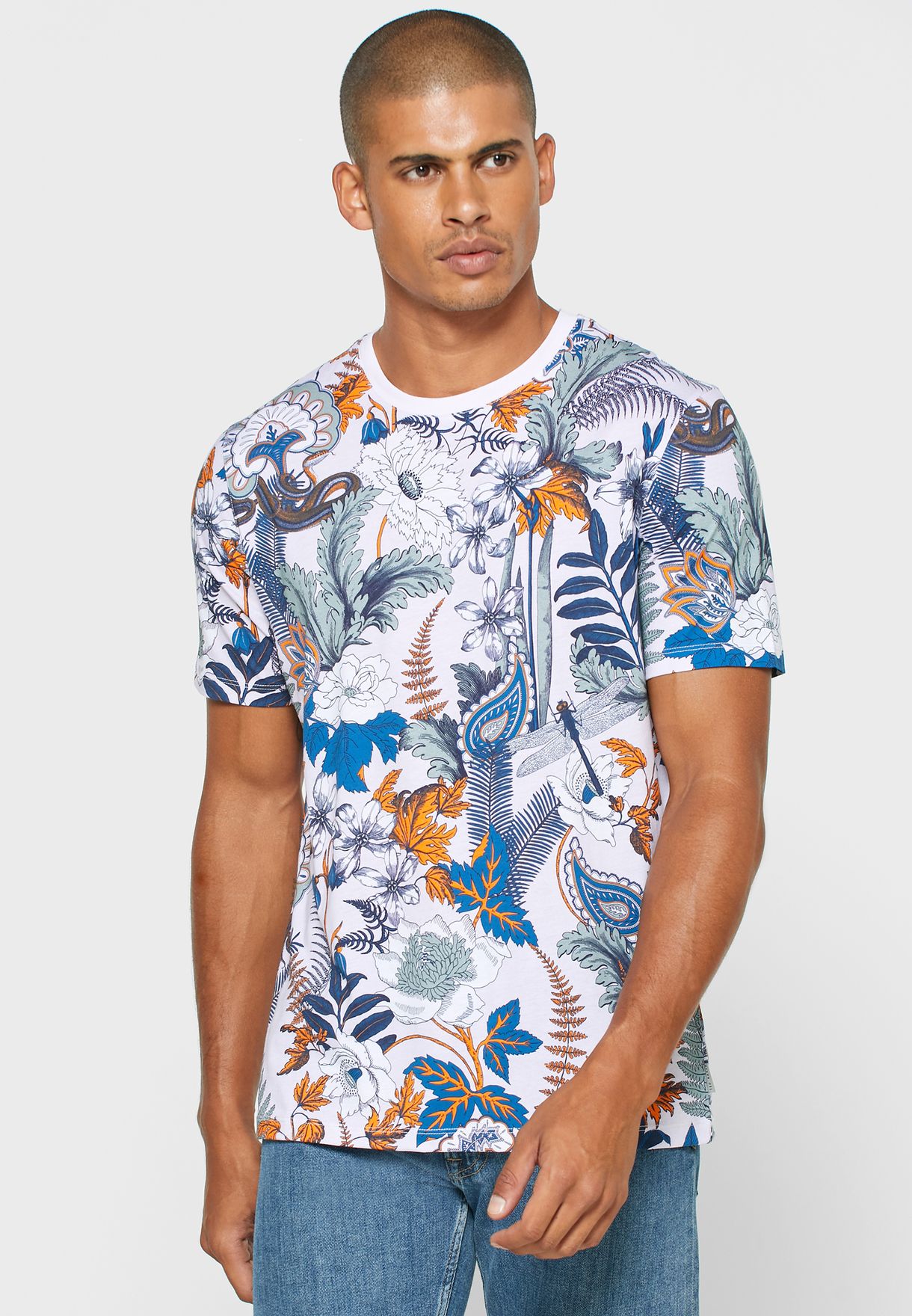 ted baker mens floral t shirt