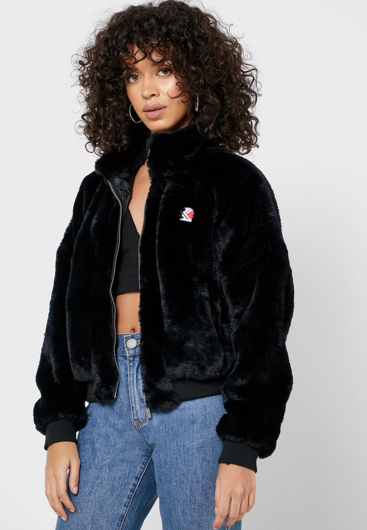 fake fur jacket