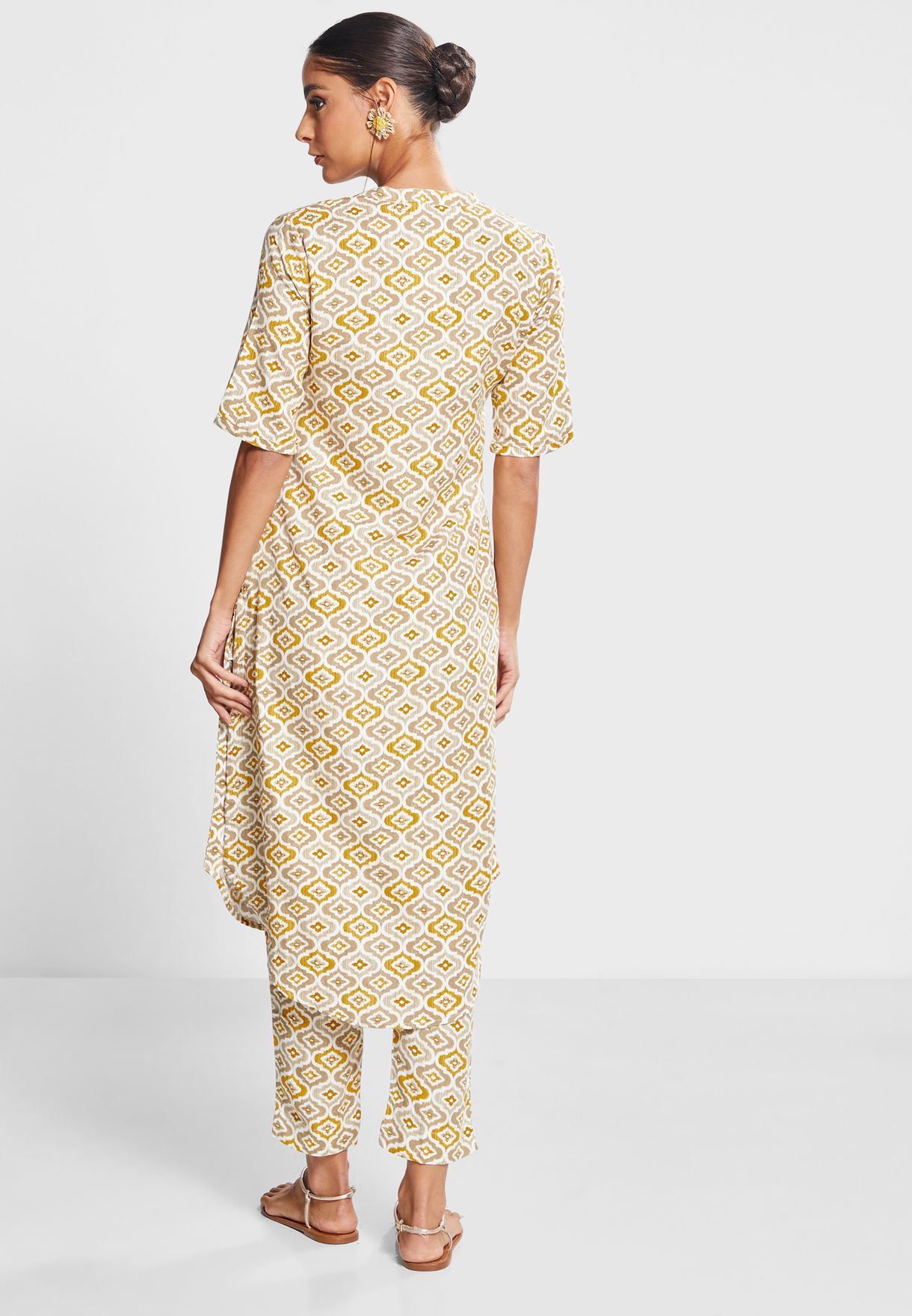 Printed Kurti & Pants Set