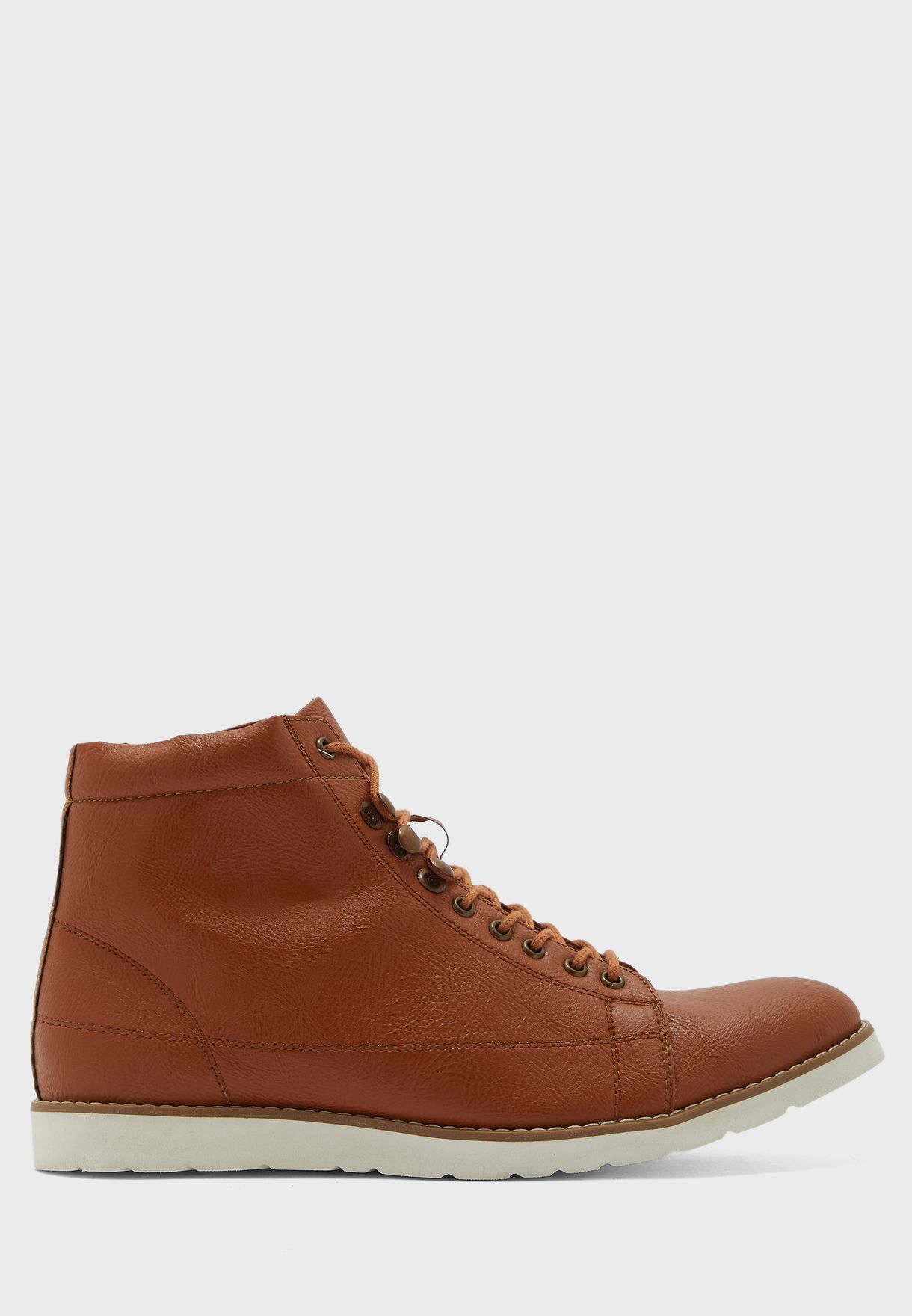 Welted Lace Up Boots