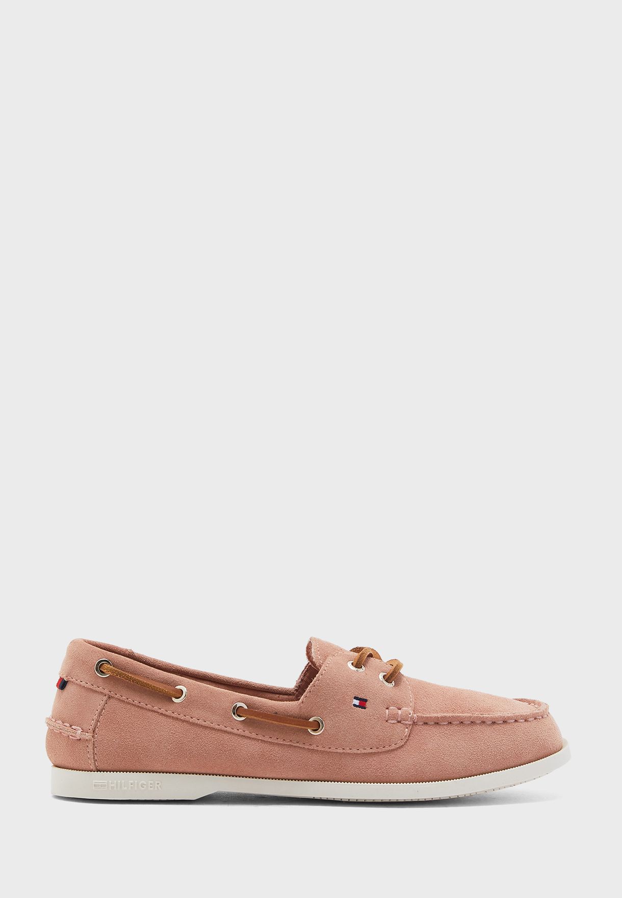 Buy Tommy Hilfiger pink Classic Suede 