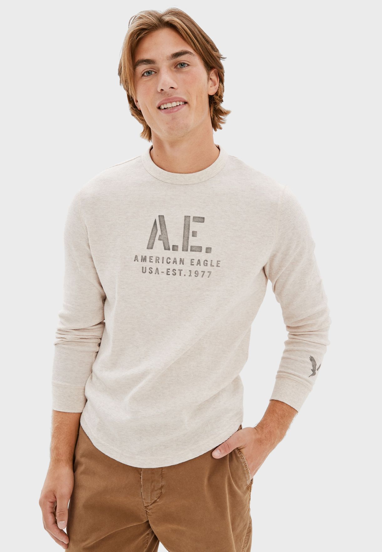 Knitted Crew Neck Sweater