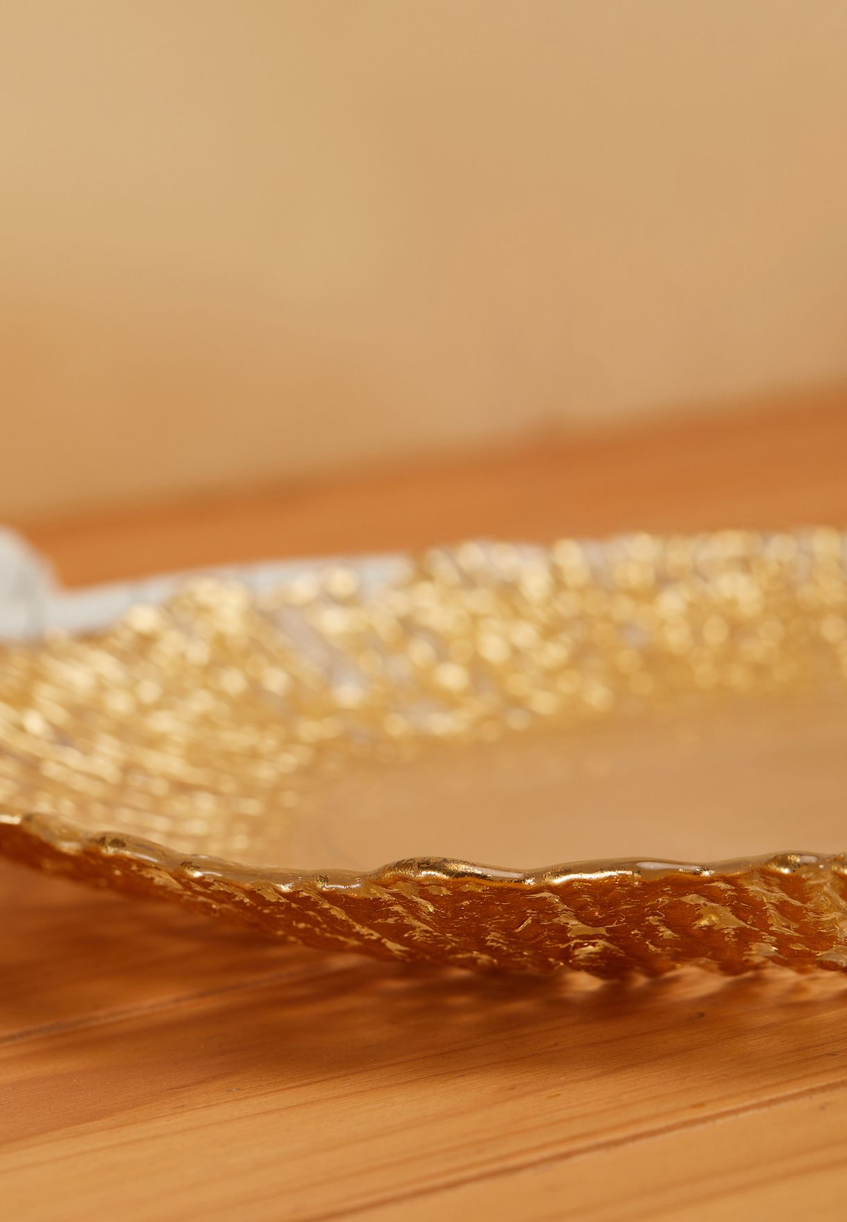 Gold Detail Charger Plate
