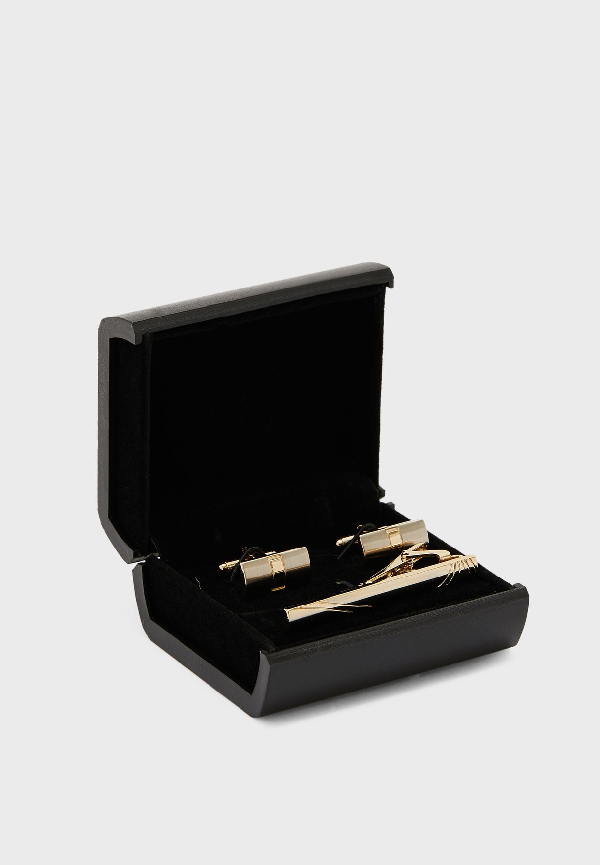 Cufflinks And Tie Pin Set In Gift Box