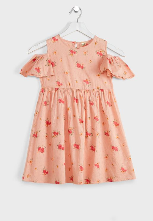Youth Floral Print Dress
