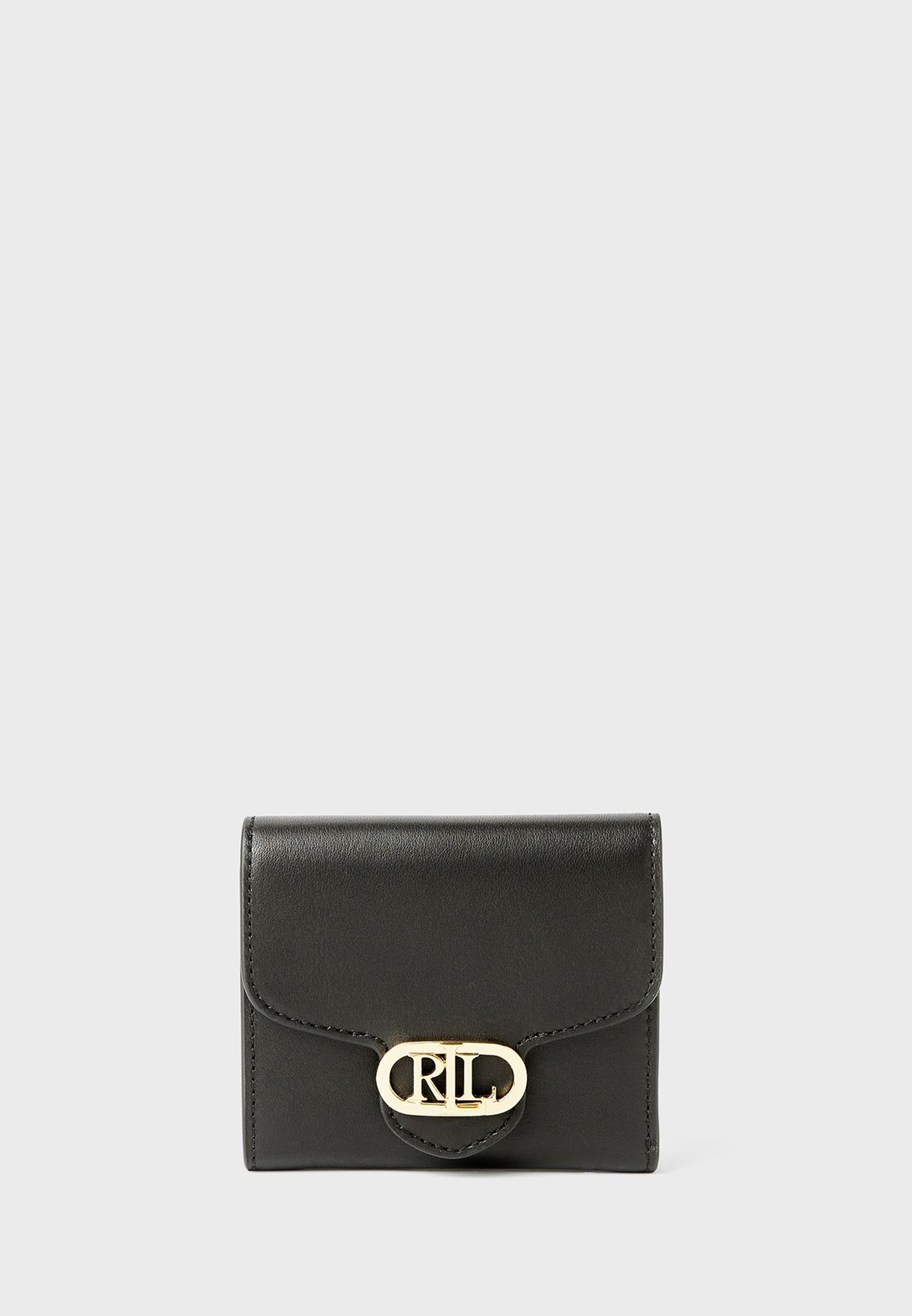 Buy Lauren Ralph Lauren black Logo Detail Flap Over Wallet for Women in  Riyadh, Jeddah