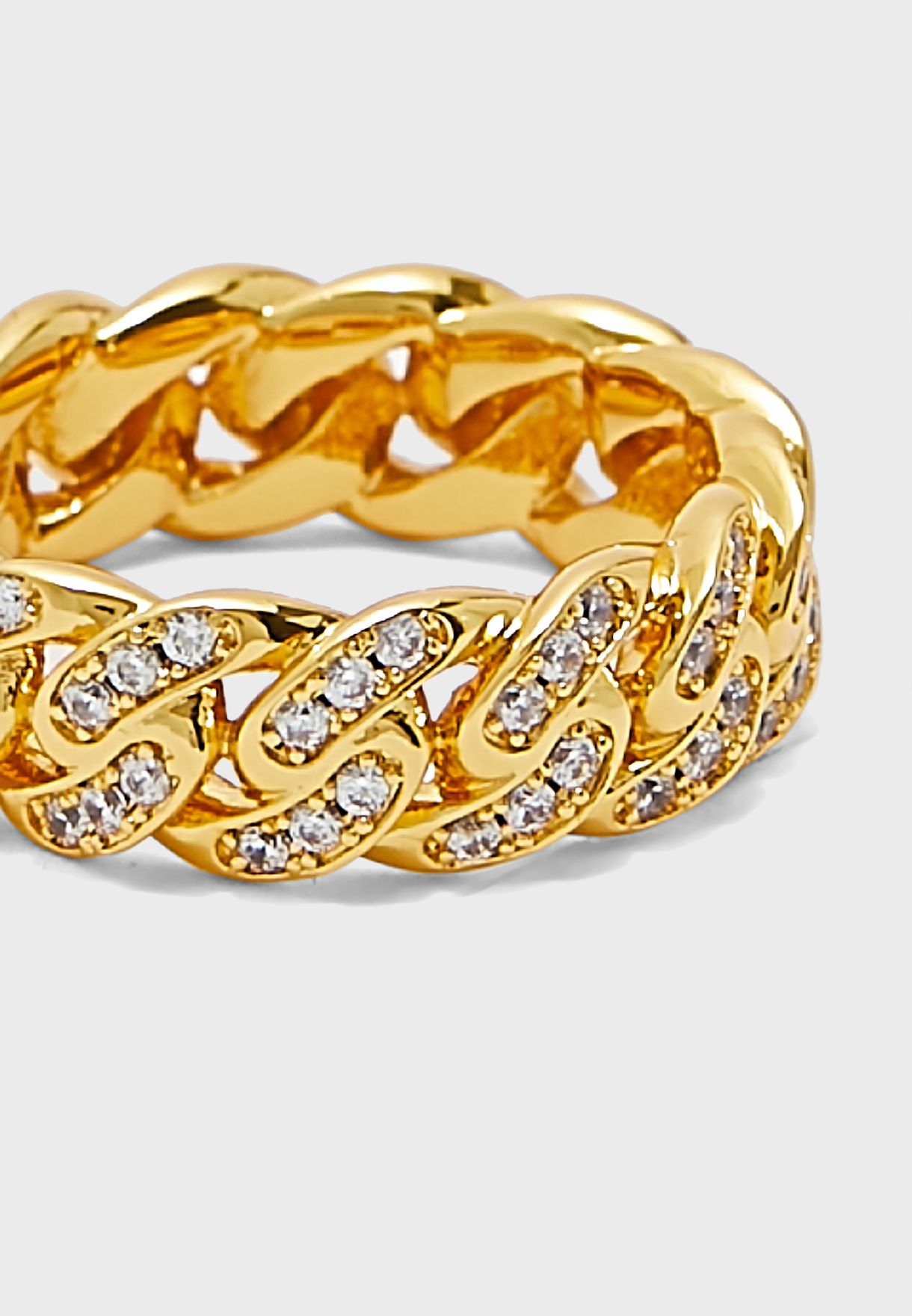 Diamond Cuban Ring