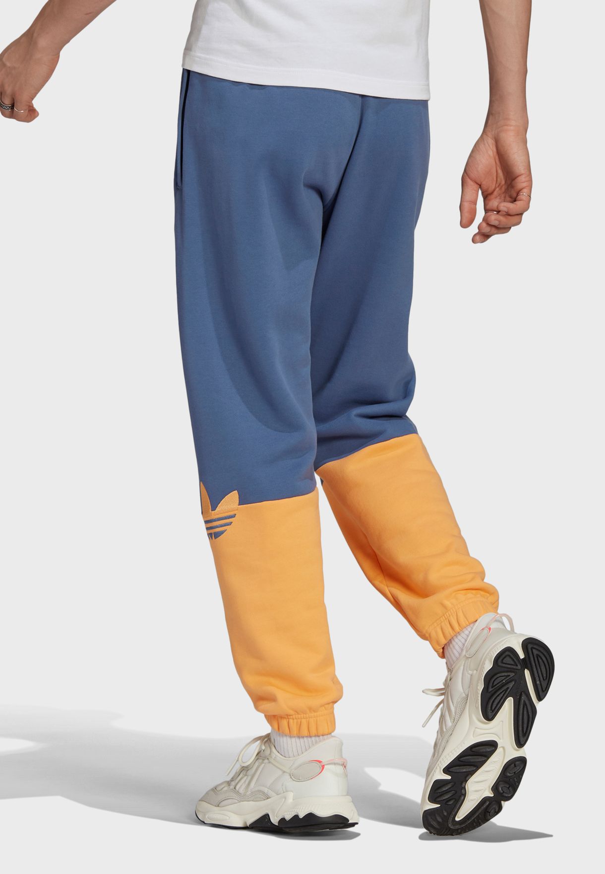 trefoil linear sweatpants