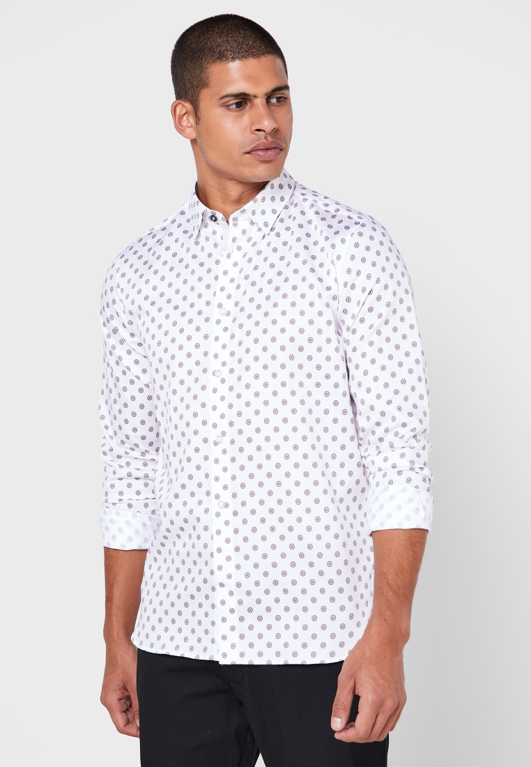 Buy Ted Baker prints Hutspa Diamond Dot Shirt for Men in Kuwait city, other  cities
