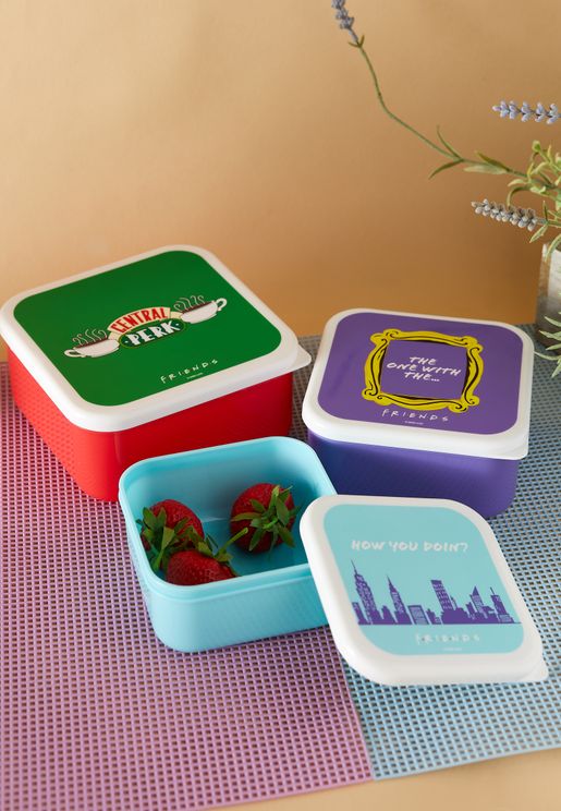 Friends Set of 3 Central Perk Lunch Box