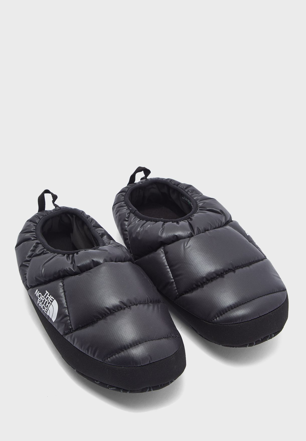 the north face nse tent iii mule slippers in black