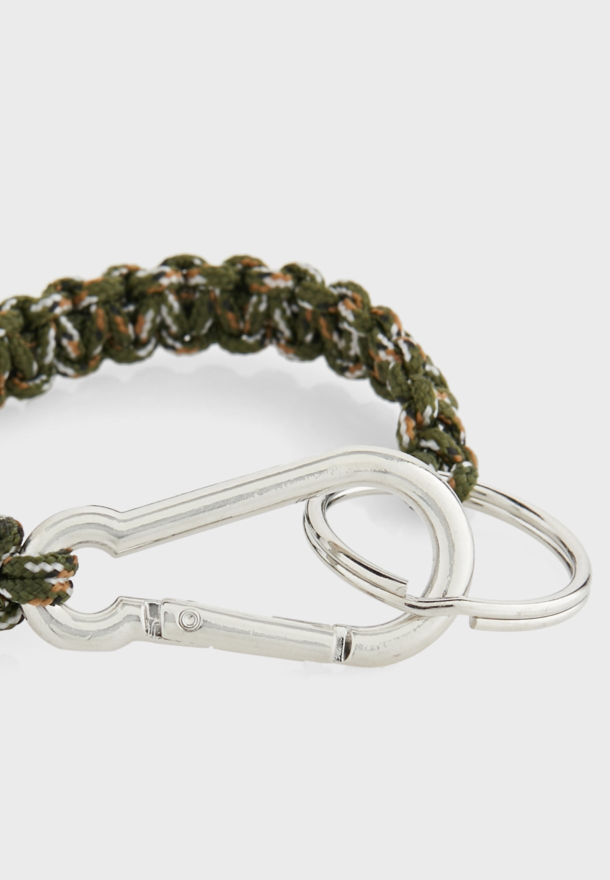 Knot Cord With Carabiner Bracelet