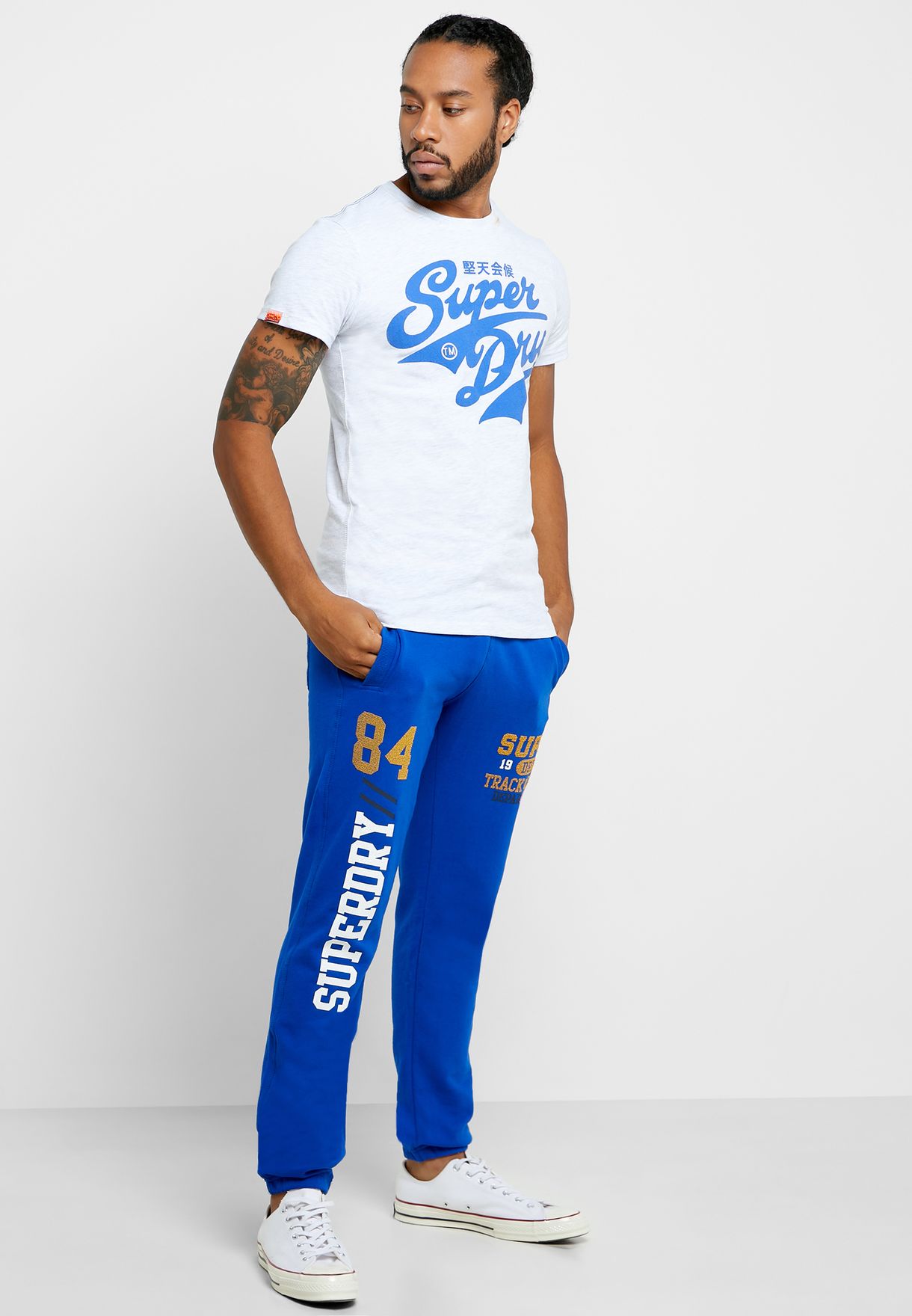 superdry applique joggers