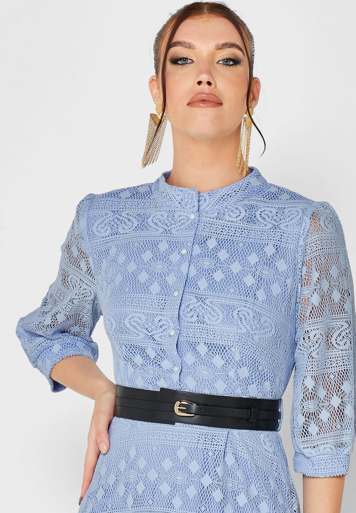 Lace A-Line Dress