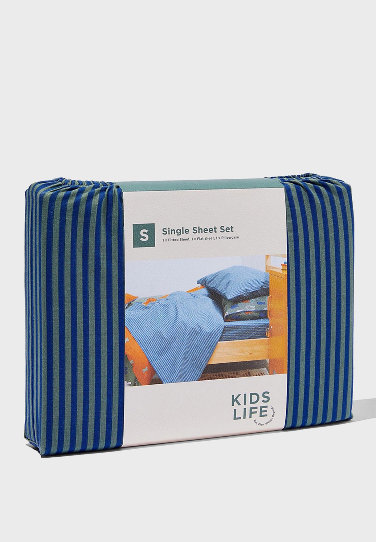 Kids Striped Sheet Set - Single
