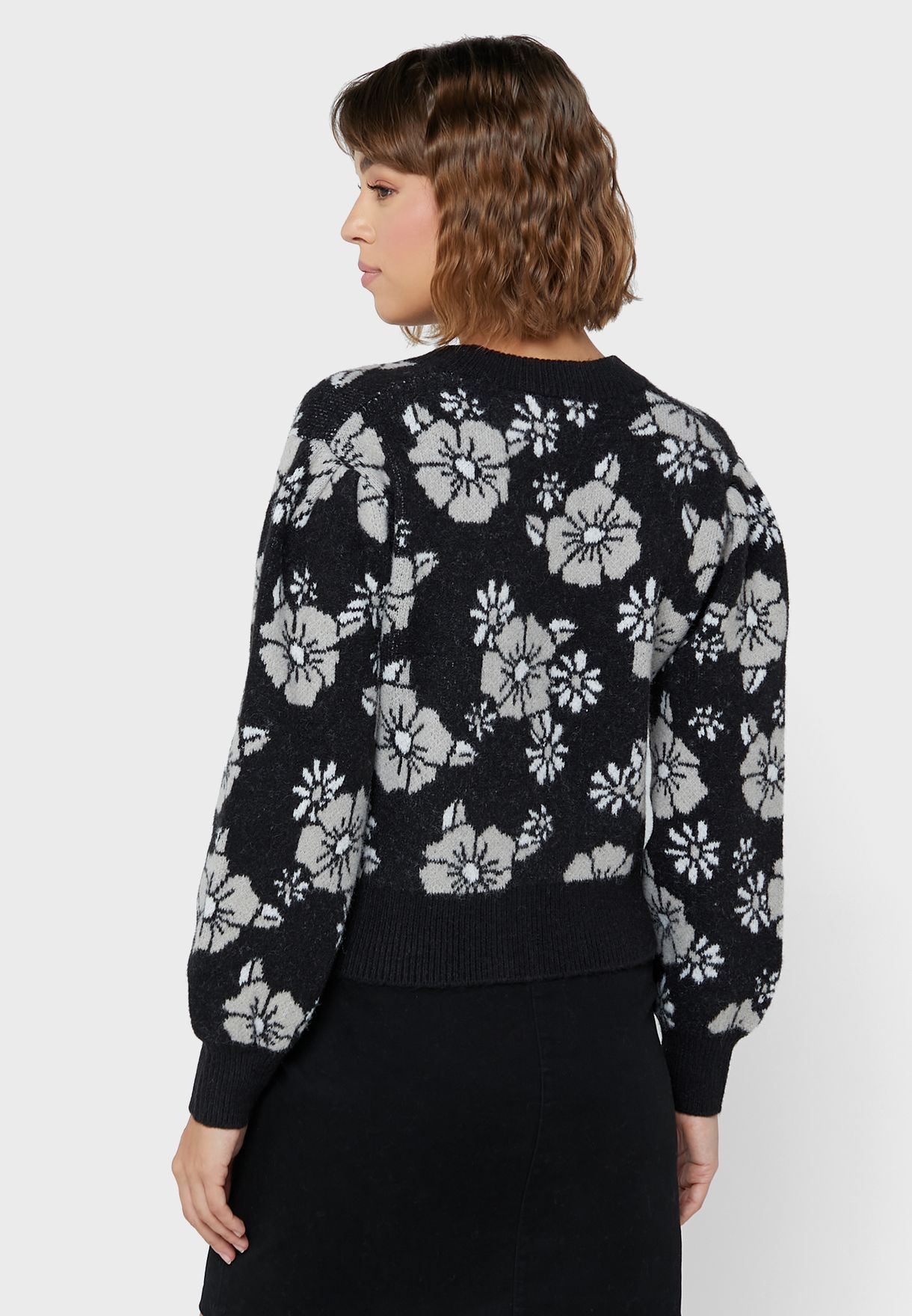 V-Neck Knitted Cardigan