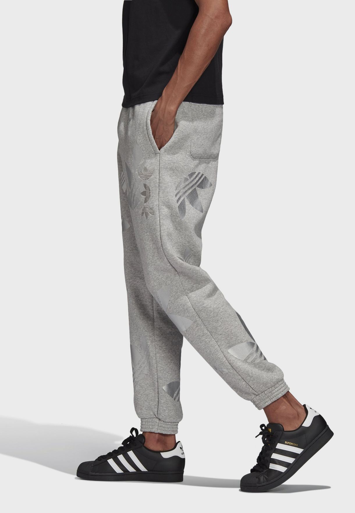 metallic sweatpants