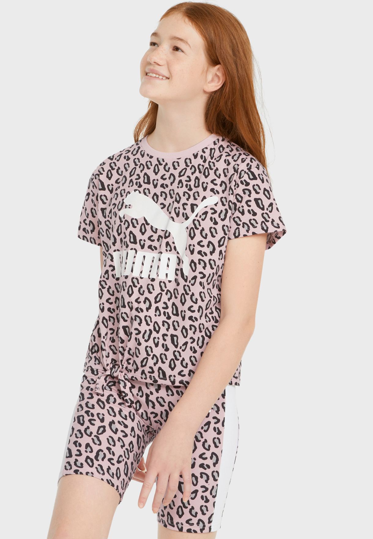Youth Classics Summer Roar Aop Knotted T-Shirt