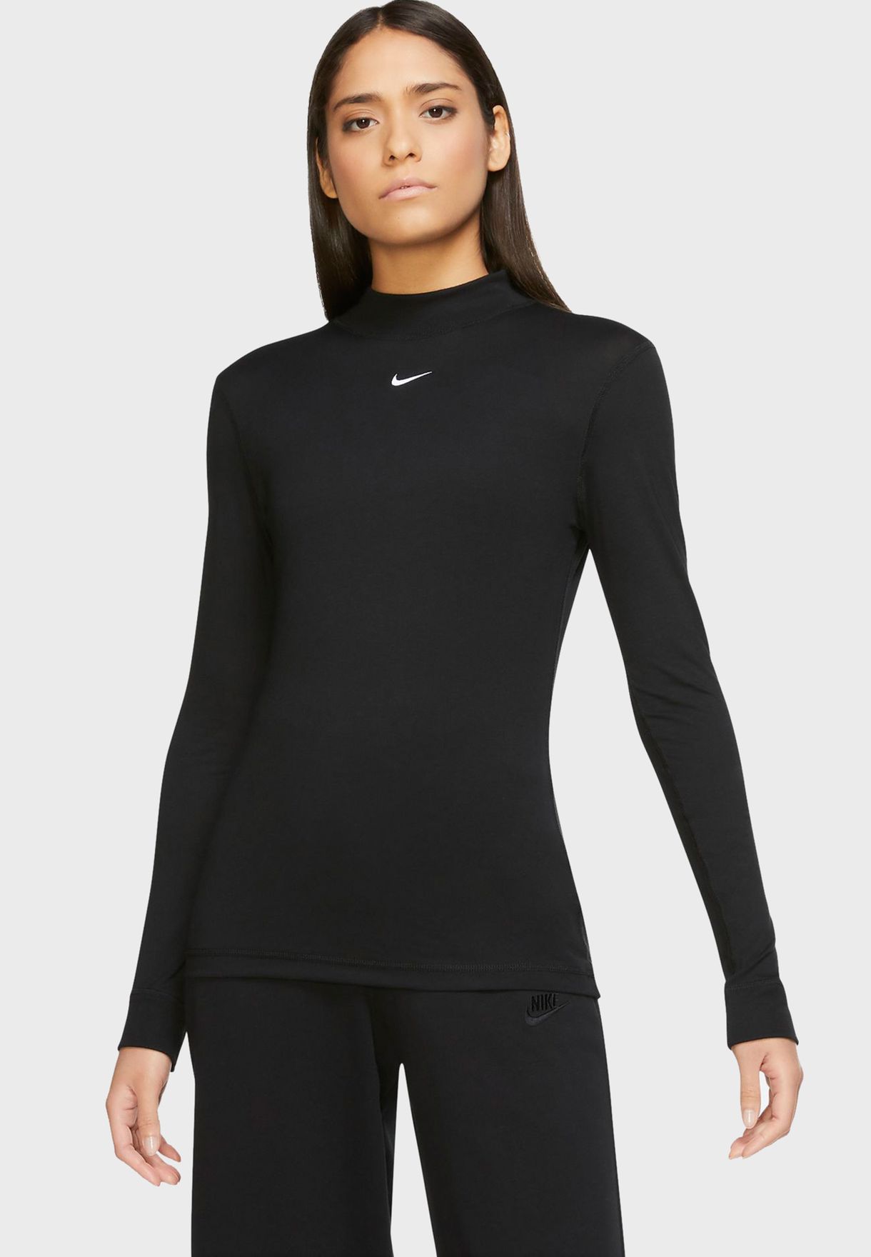 nike tee mock slim