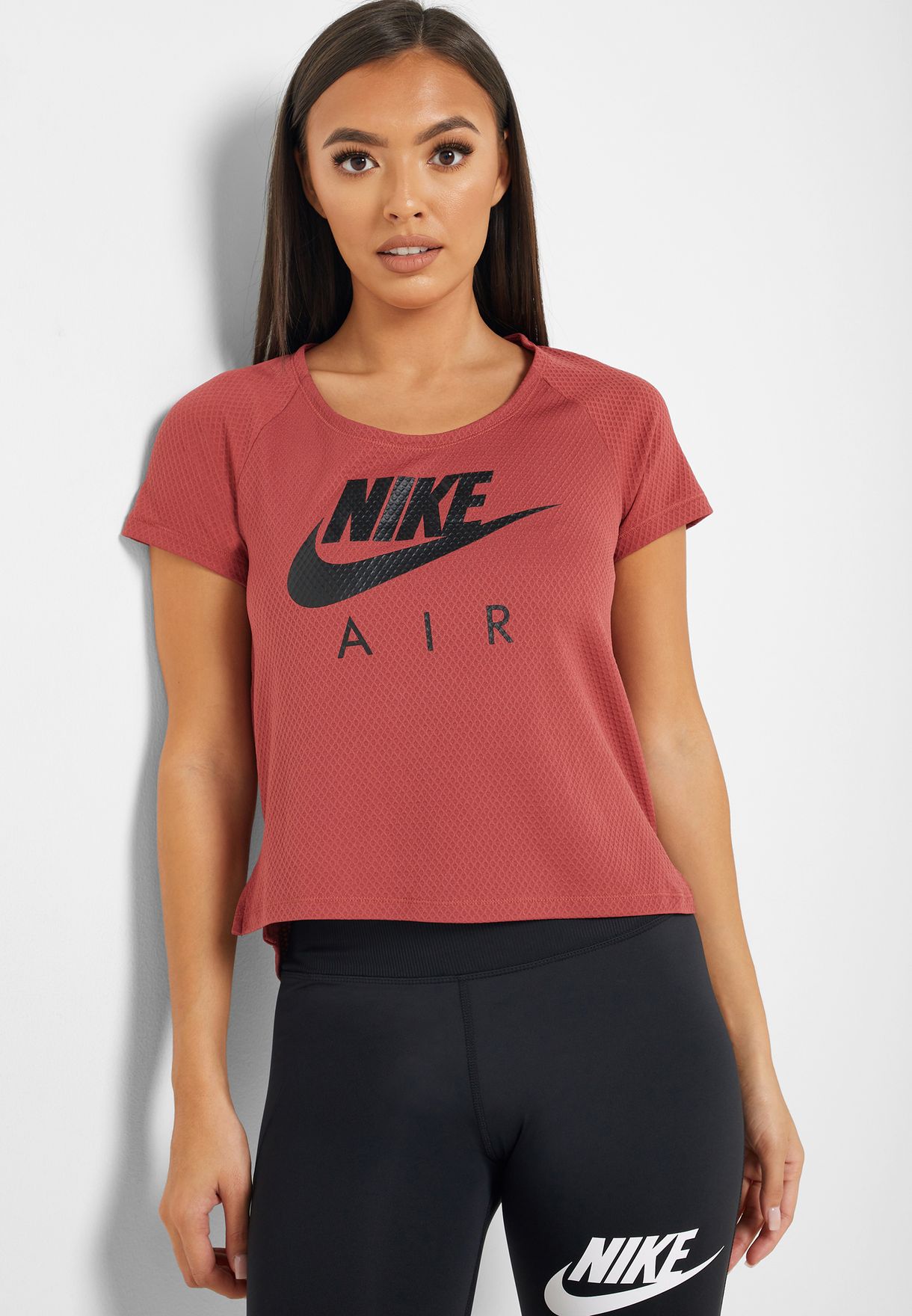 nike mesh t shirt women's