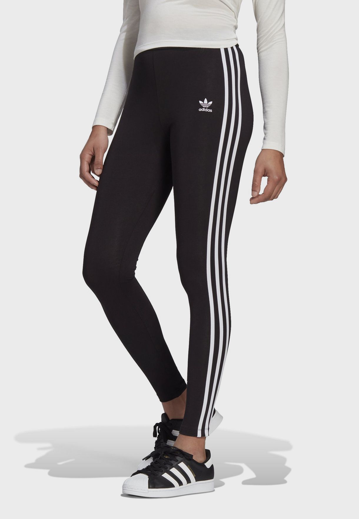 adidas 3 stripe leggings sports direct