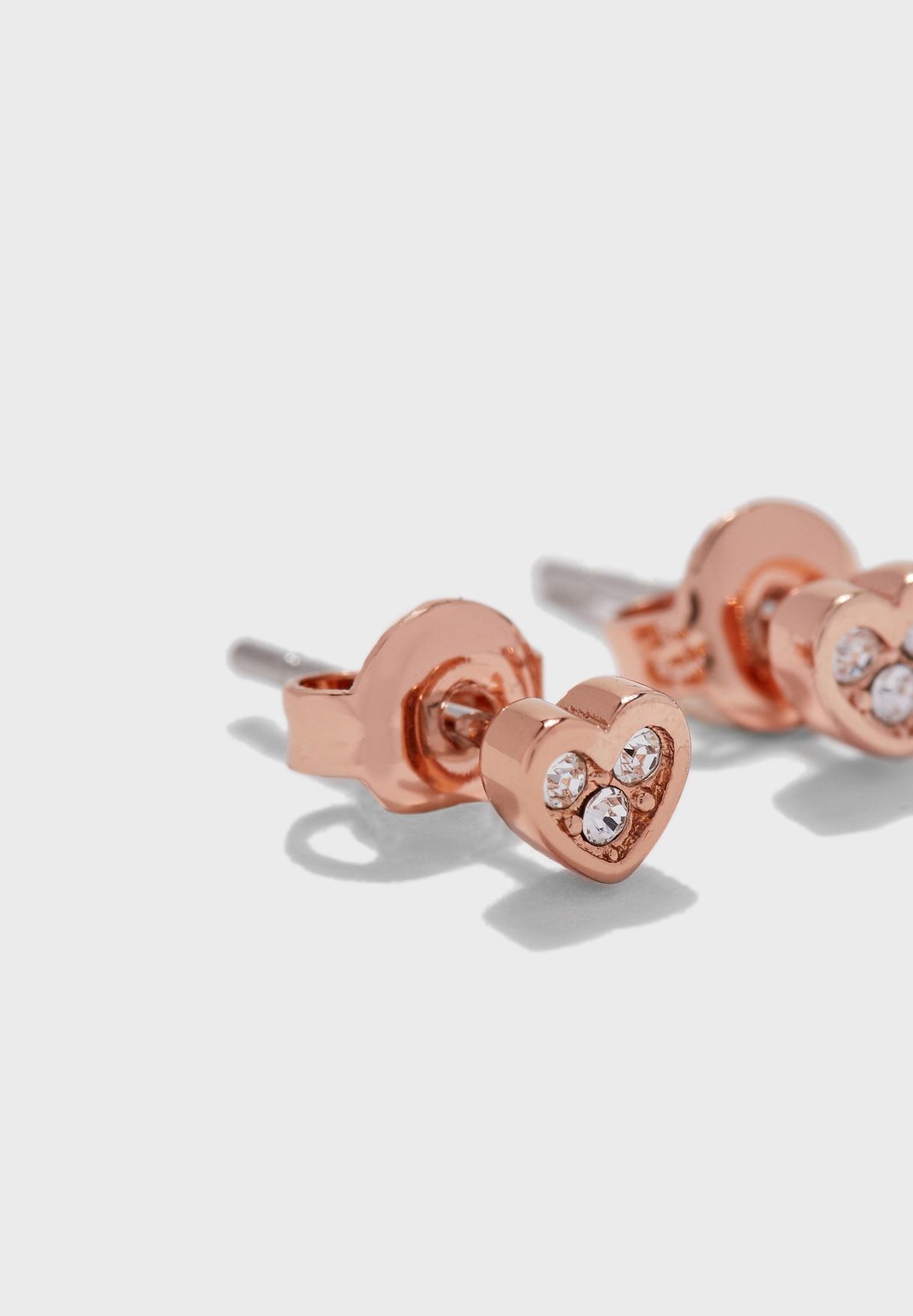 Neena Nano Heart Stud Earrings