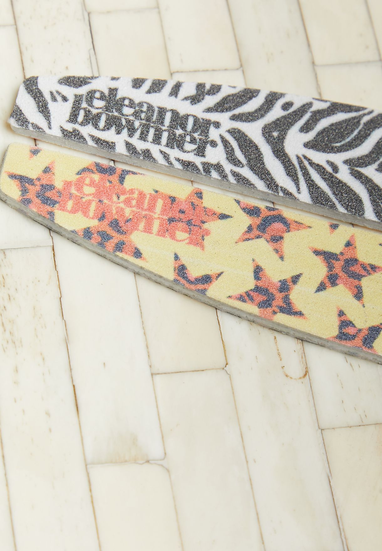 Pack Of 2 Printed Nail Files