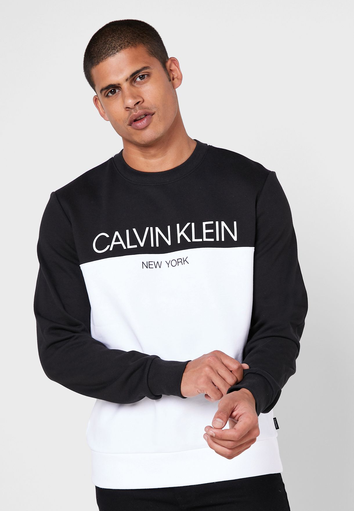 Calvin Klein Sweatshirt Mens Black Greece, SAVE 43% 
