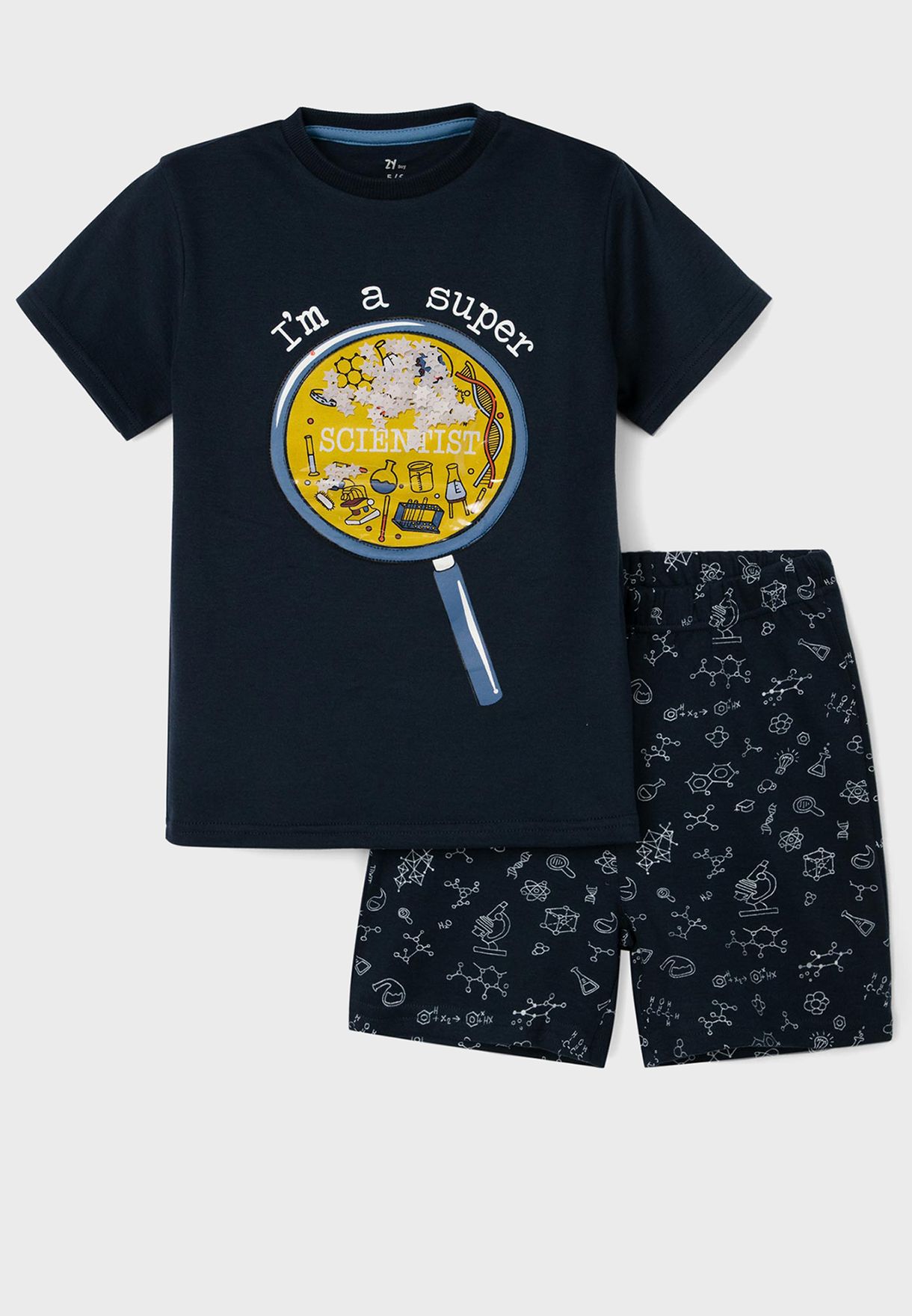 Kids Slogan Pyjama Set