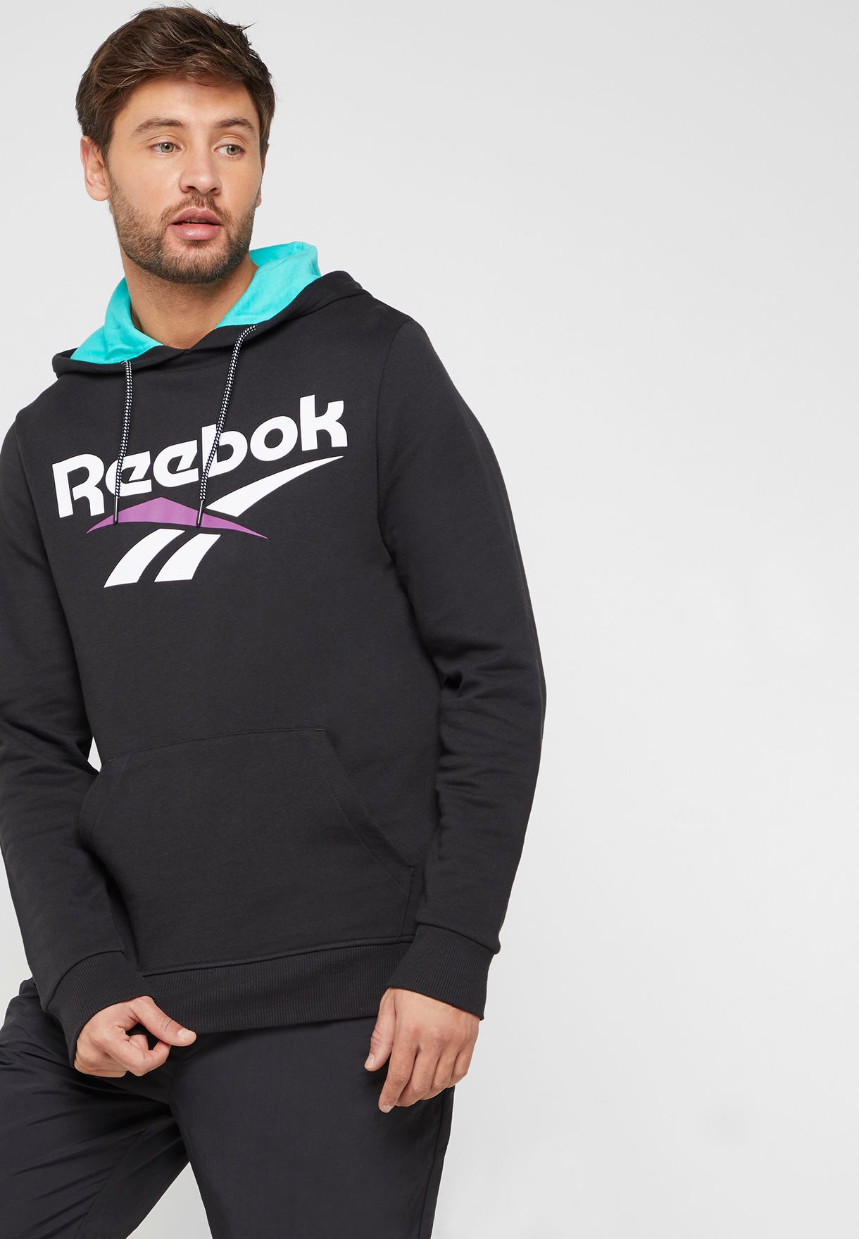 Buy Reebok black Classic Vector Hoodie for Men in MENA, Worldwide | DX3832