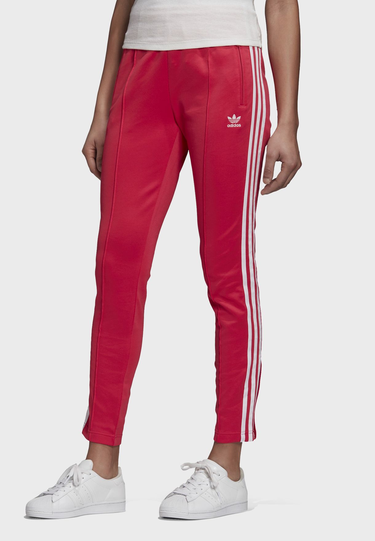 Buy adidas Originals red SST Adicolor Casual Women's Pants for Women in ...