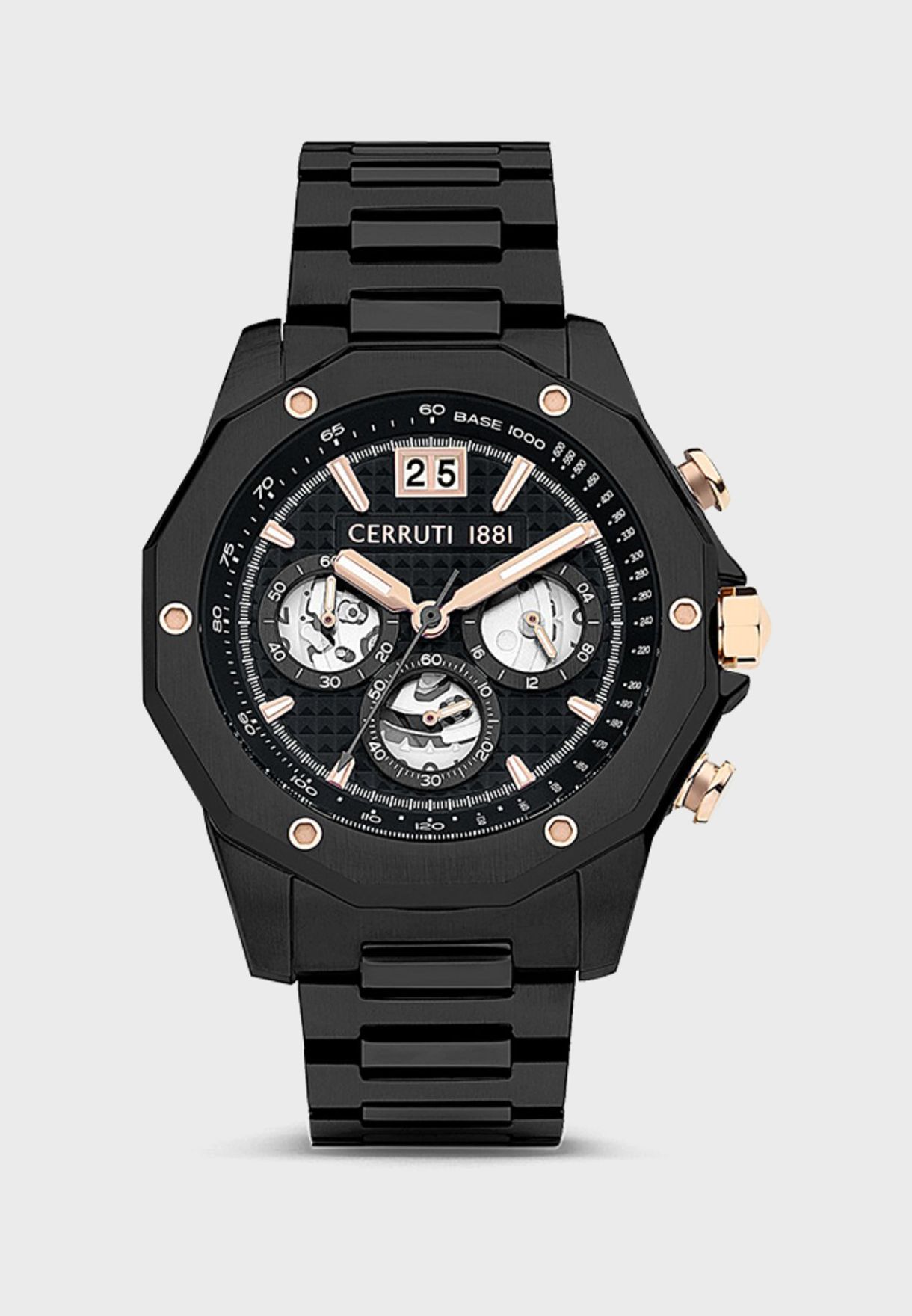 Steel Strap Analog Watch
