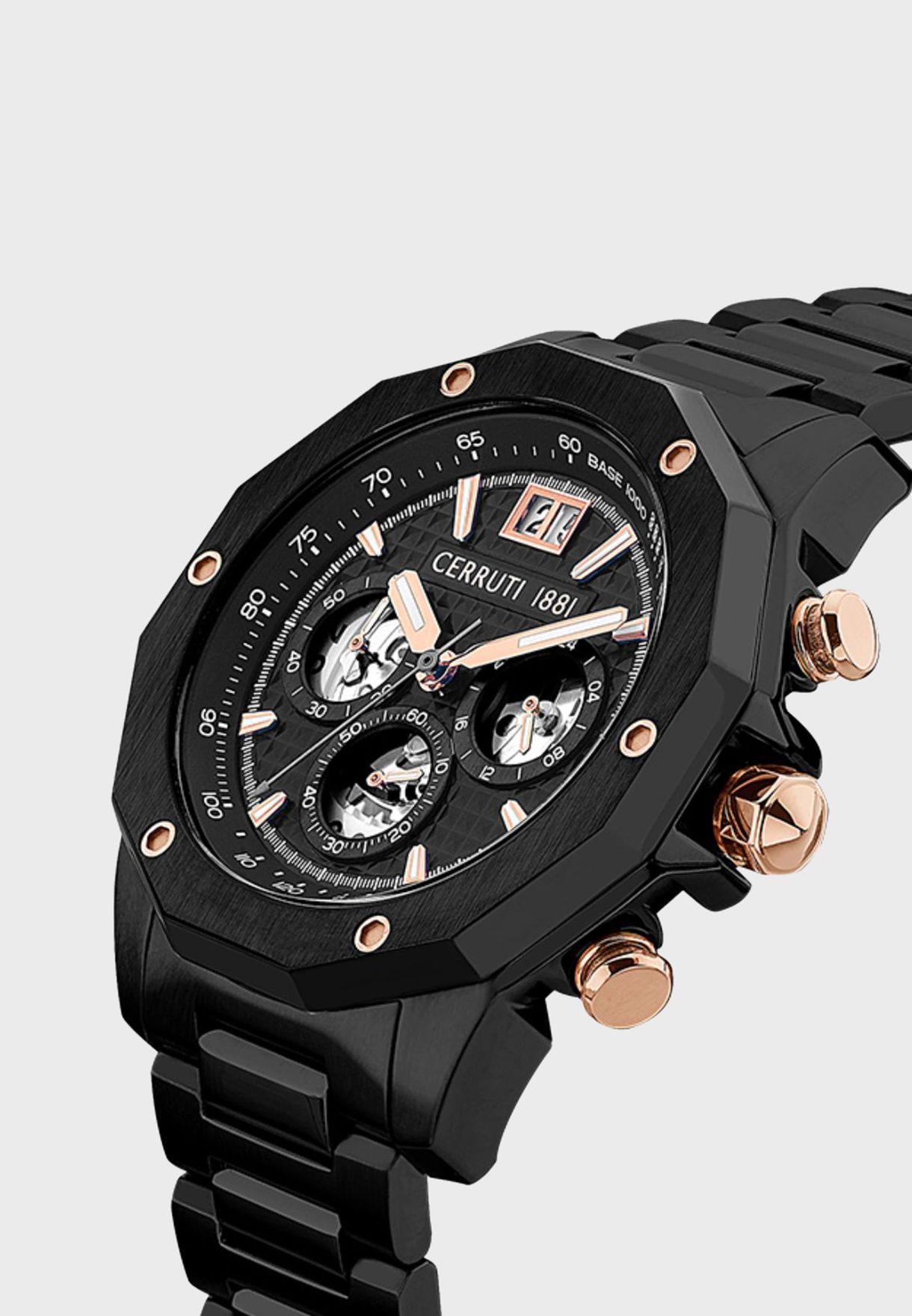 Steel Strap Analog Watch