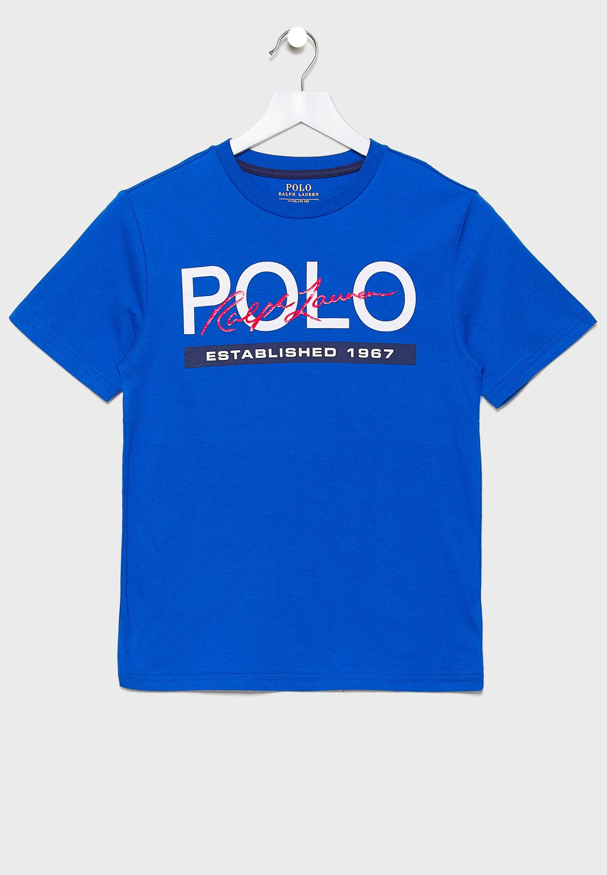 Buy Polo Ralph Lauren blue Teen Polo T-Shirt for Kids in MENA, Worldwide