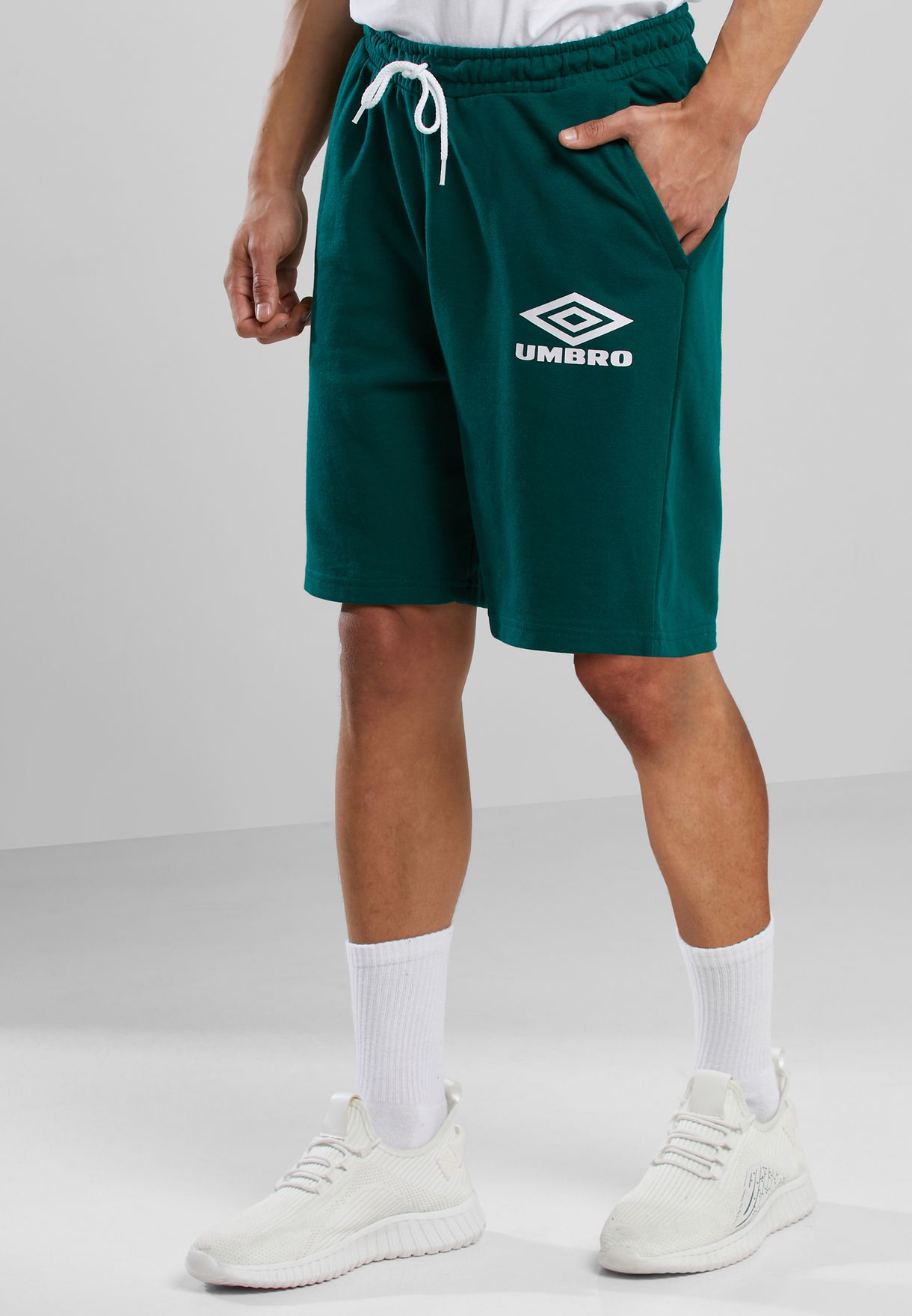 umbro fleece shorts