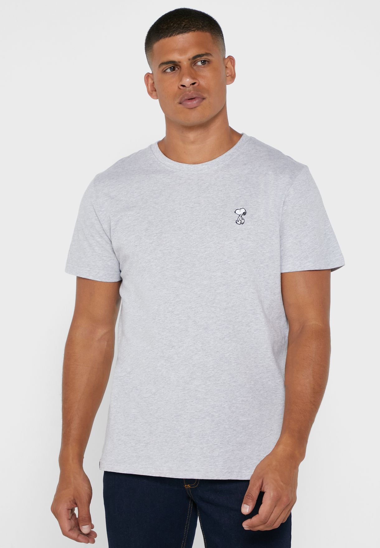 Stockholm Snoopy Crew Neck T-Shirt
