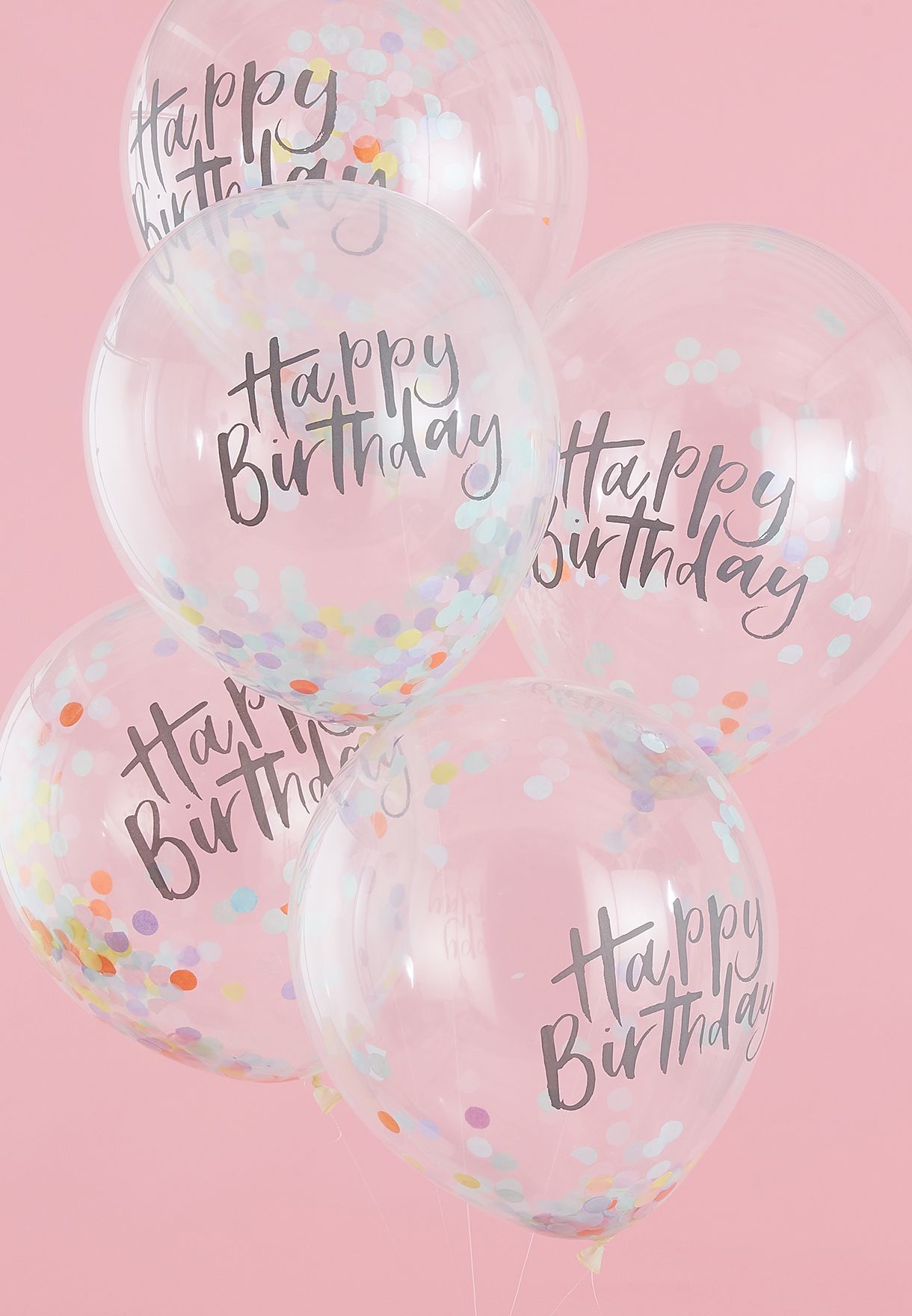 Happy Birthday Confetti Balloons