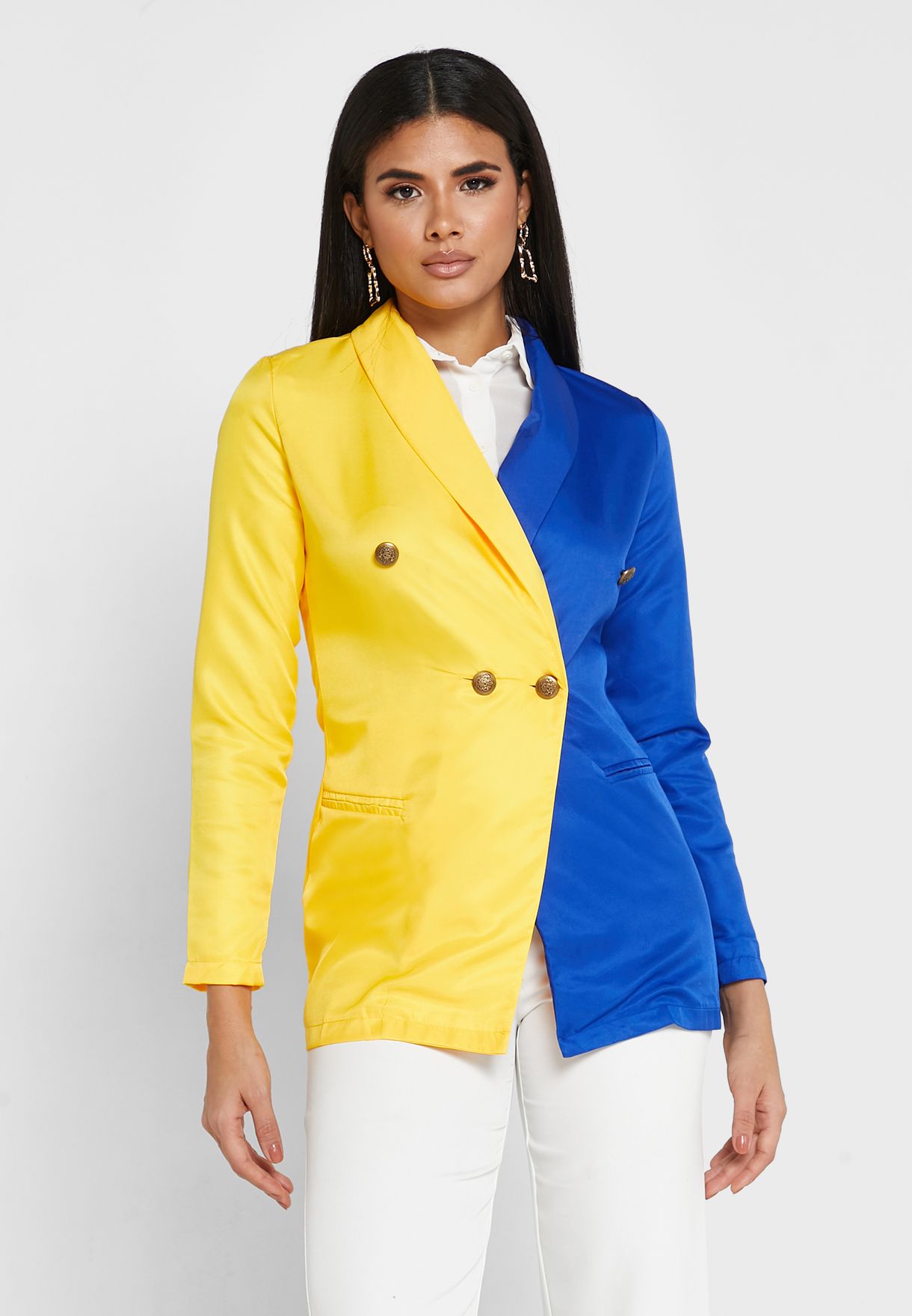 Colorblock Classic Blazer