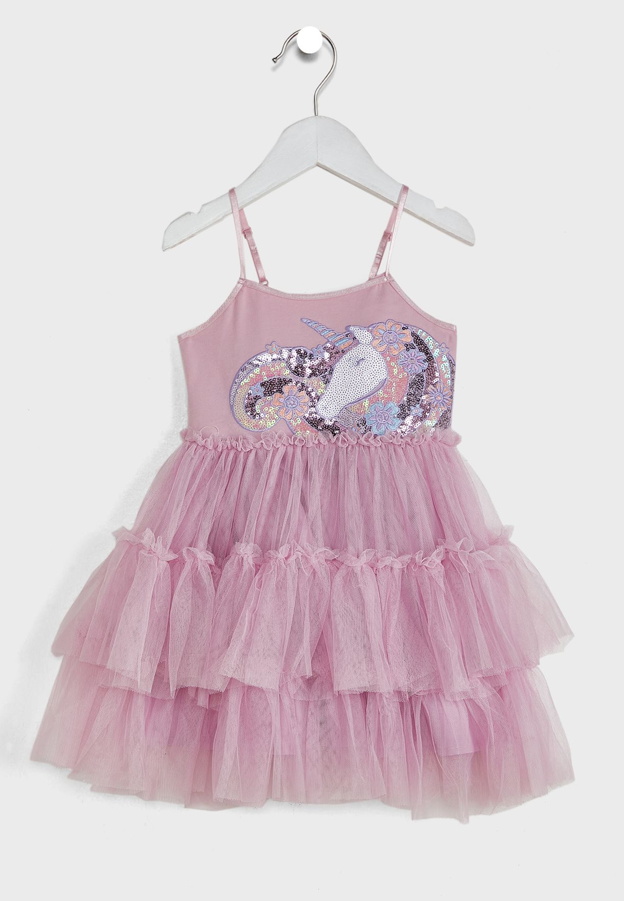 Kids Unicorn Print Dress