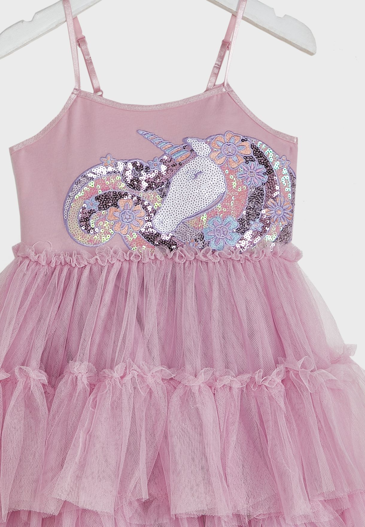 Kids Unicorn Print Dress