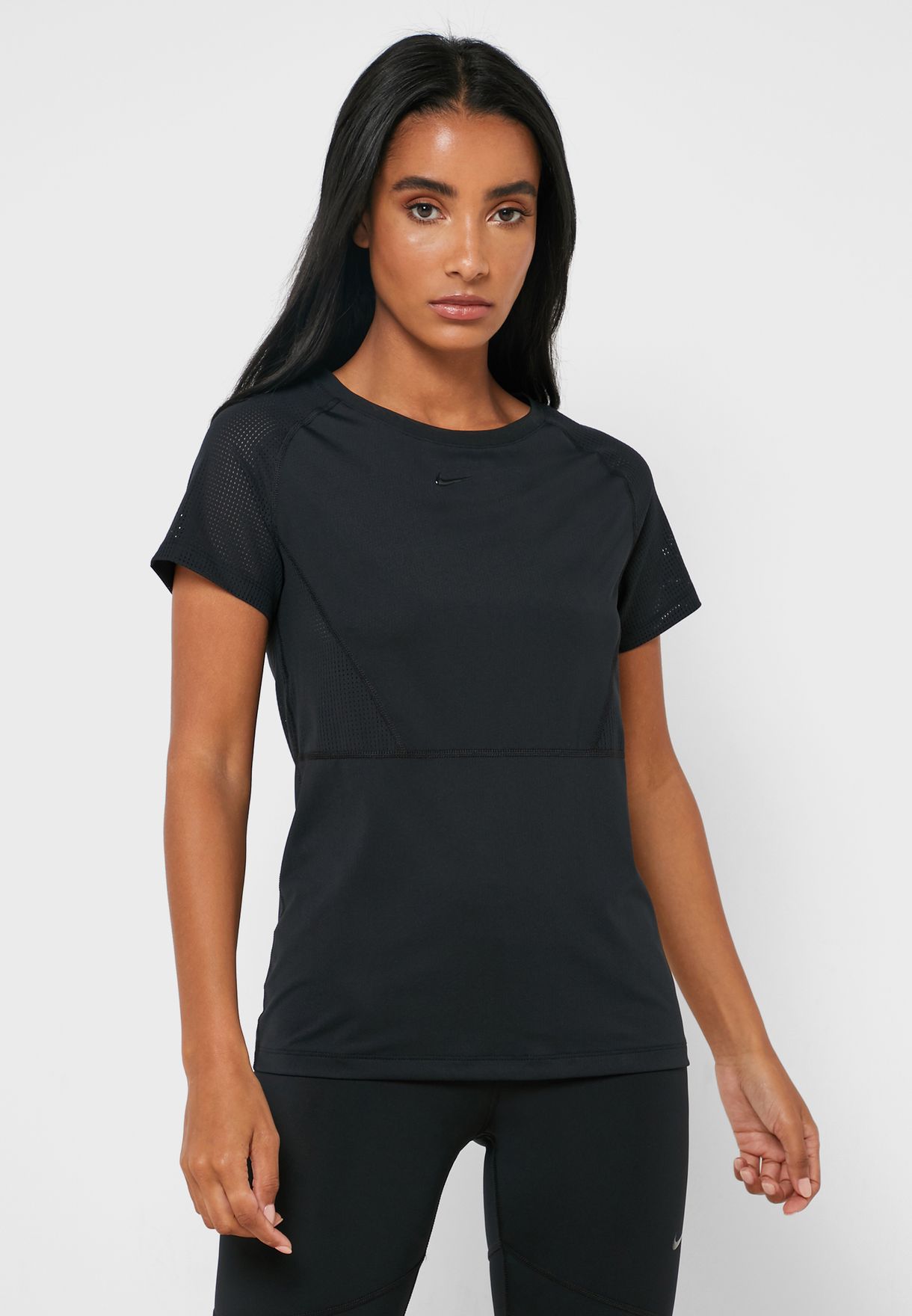 nike mesh t shirt women's