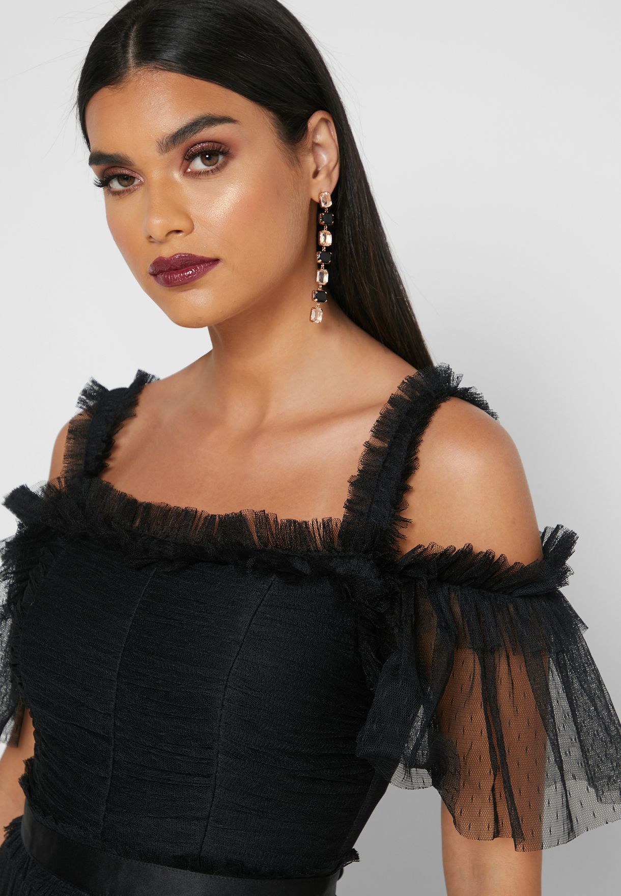 Tiered Tulle Dress