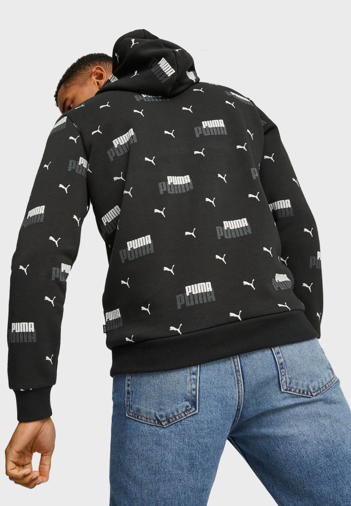 Essential Logo Power Aop Hoodie