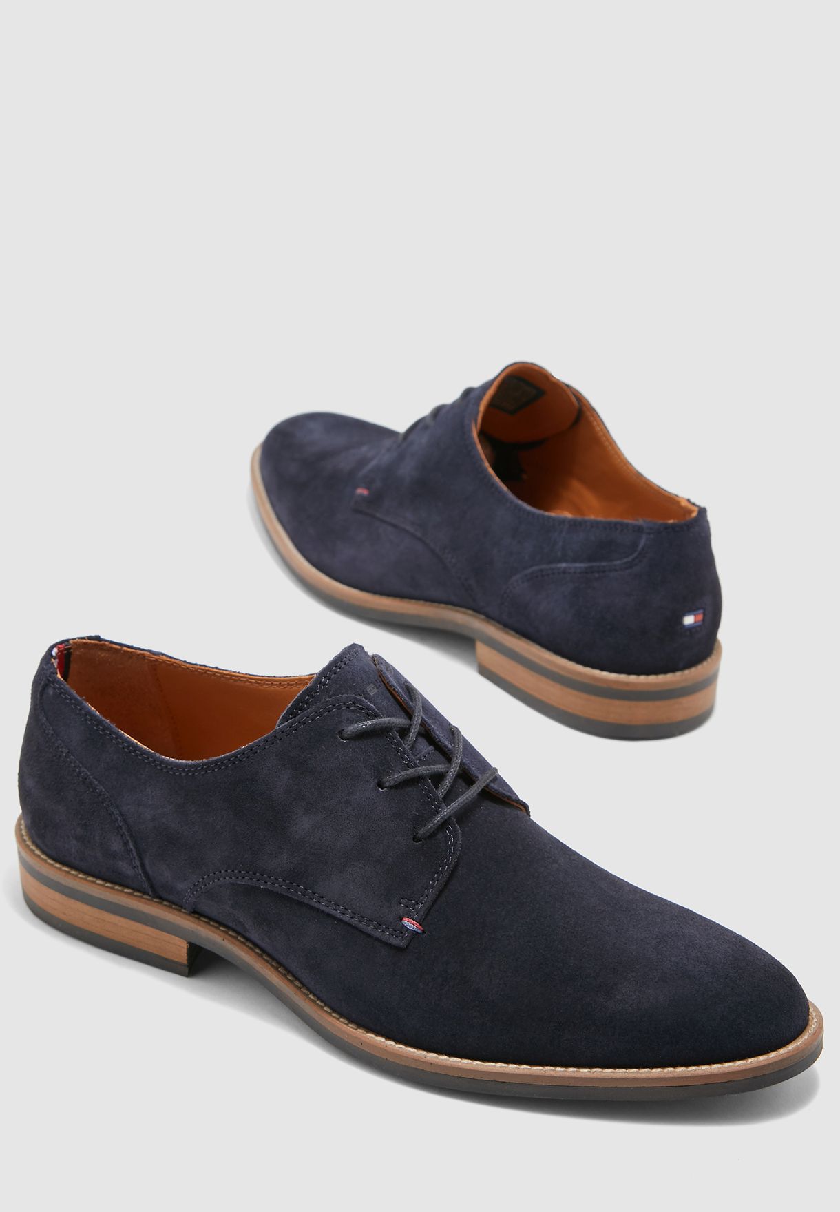 tommy hilfiger suede derby shoes